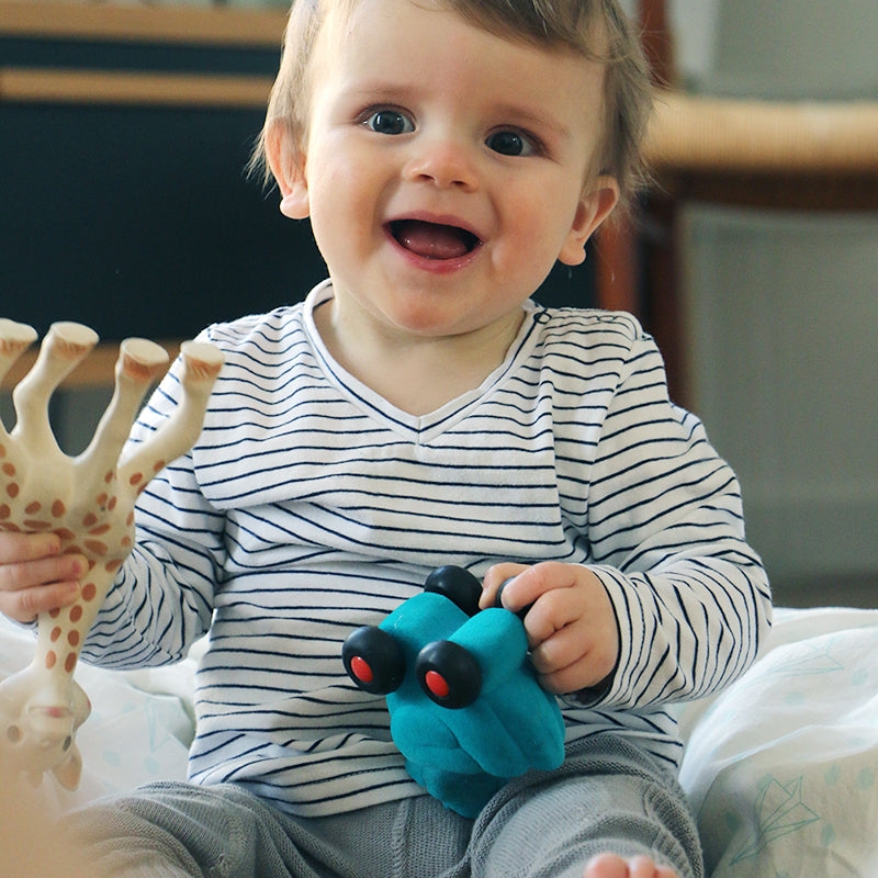 Venice Long Sleeve Baby T-Shirt - 2 Pack (2 colors) Organic Cotton