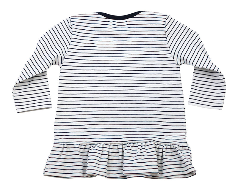 Venice Stripe Jersey Long Sleeve Baby Dress Top (2 Colors)