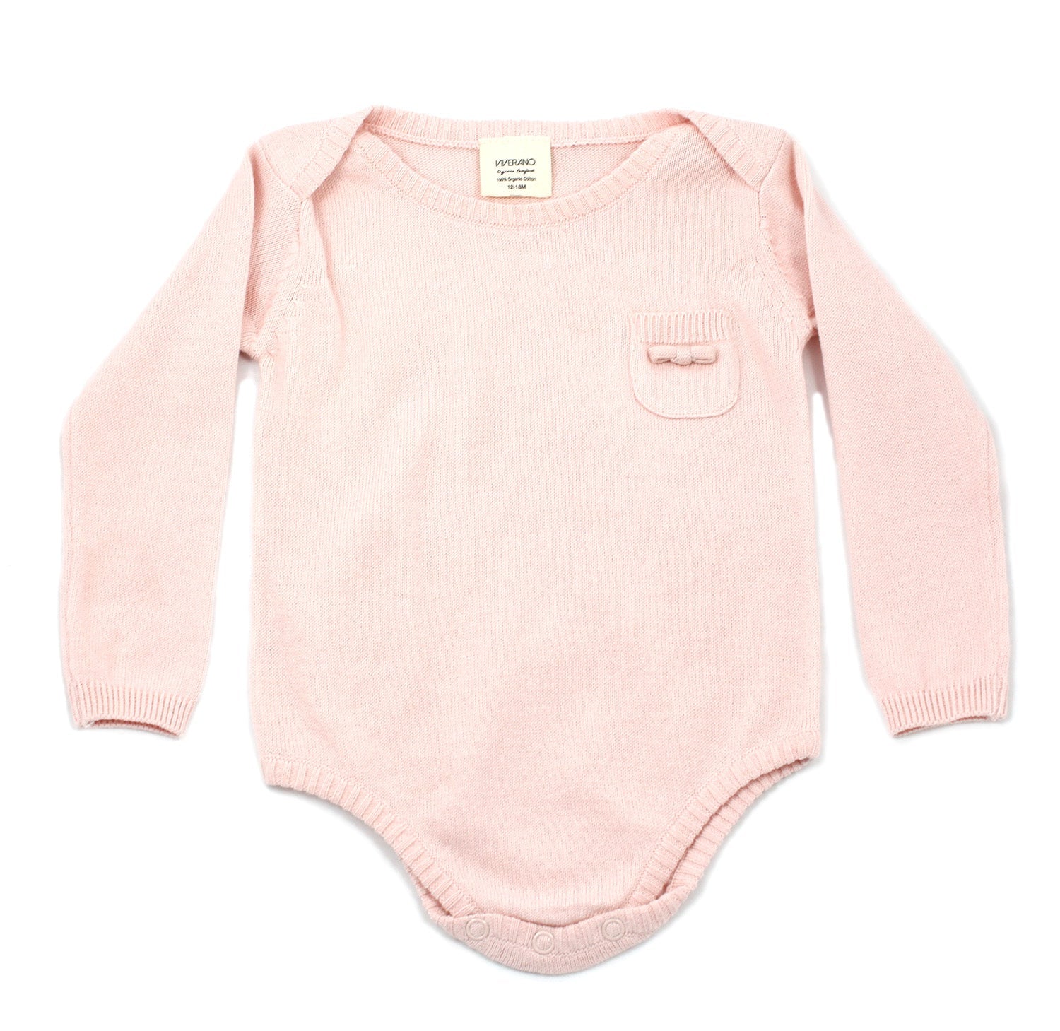 Milan Knit Baby Romper Bodysuit - Full Sleeve (5 Colors)