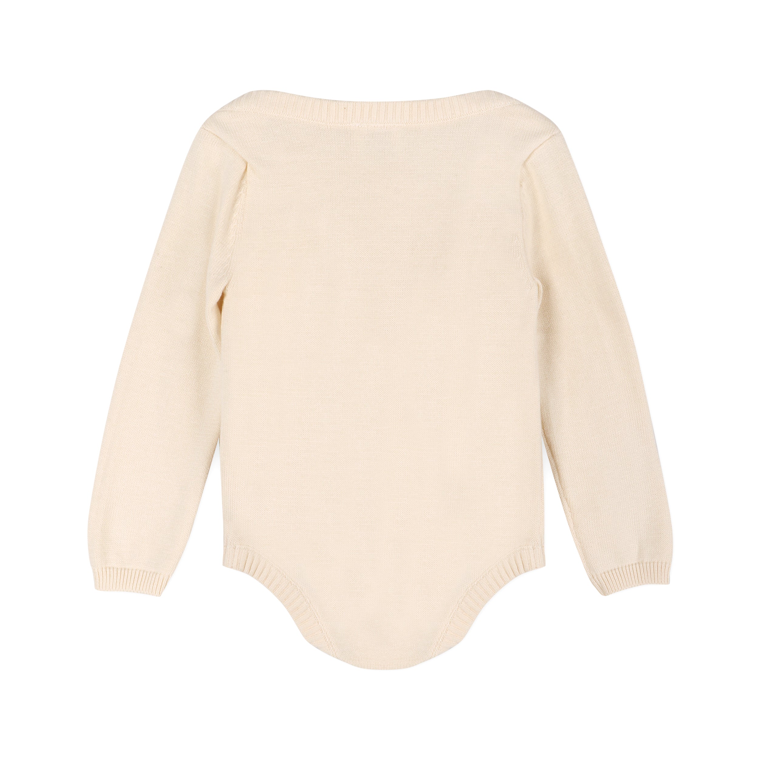 Milan Knit Full Sleeve Baby Romper Bodysuit (2 Colors)