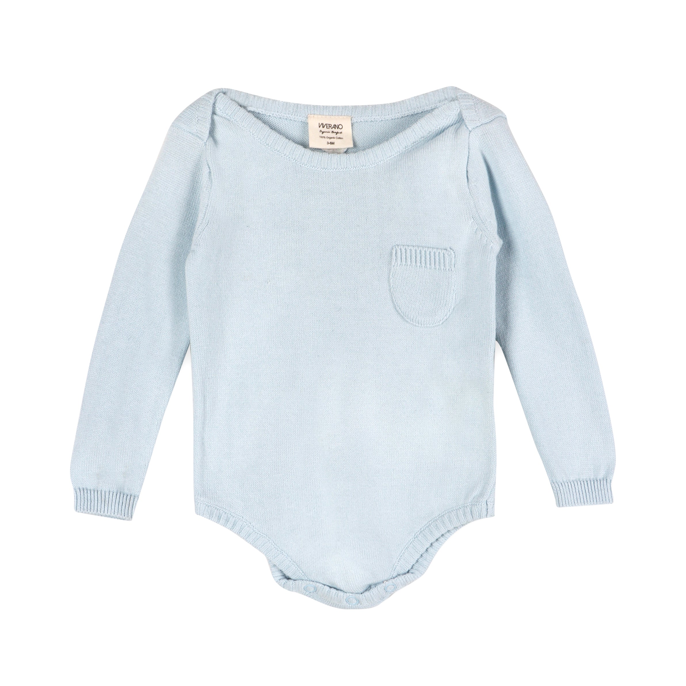 Milan Knit Baby Romper Bodysuit - Full Sleeve (5 Colors)