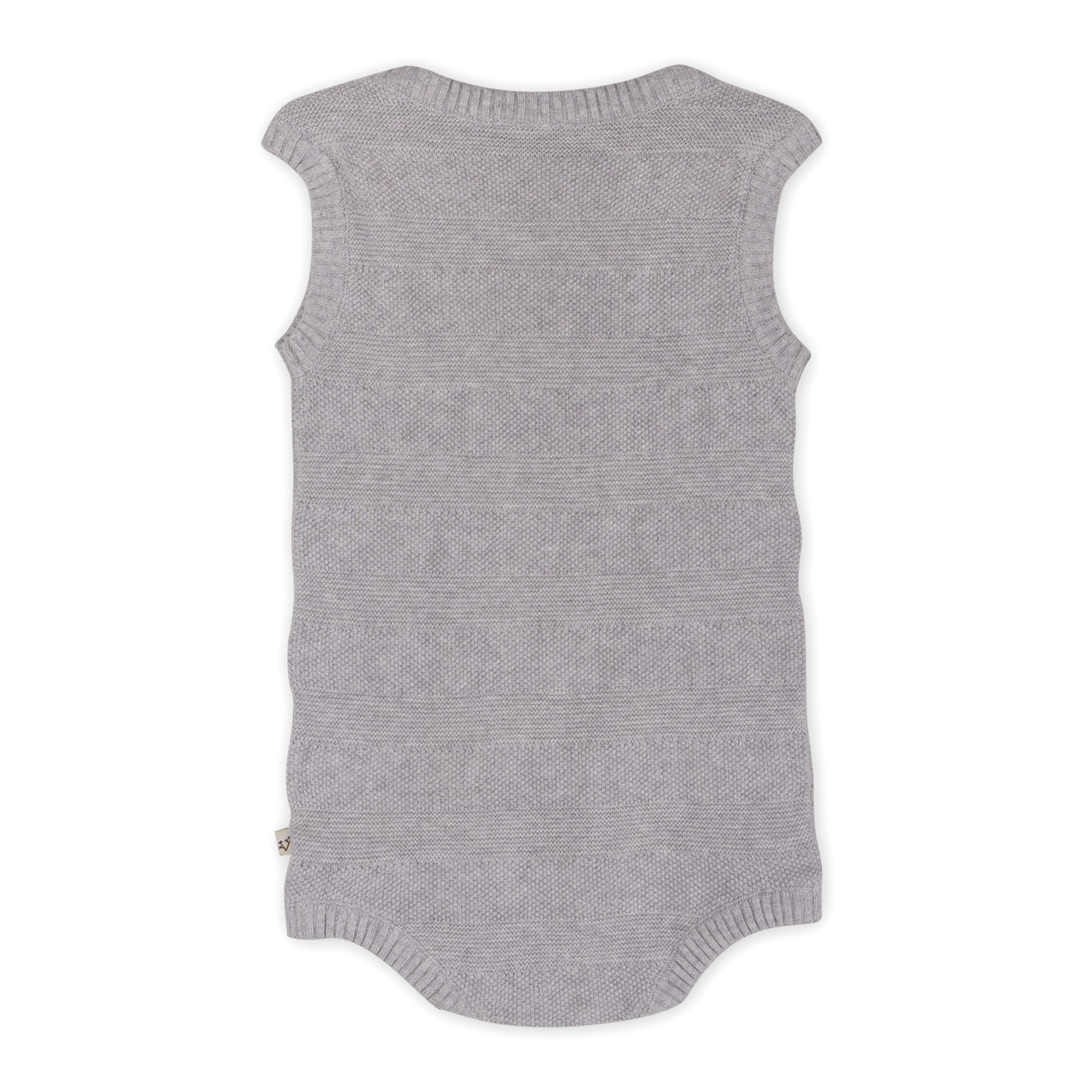 Milan Organic Rib Knit Baby Bodysuit - Sleeveless (2 Colors)
