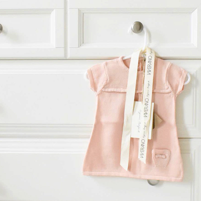 Milan Knit Dress Top - Short Sleeves - Cream