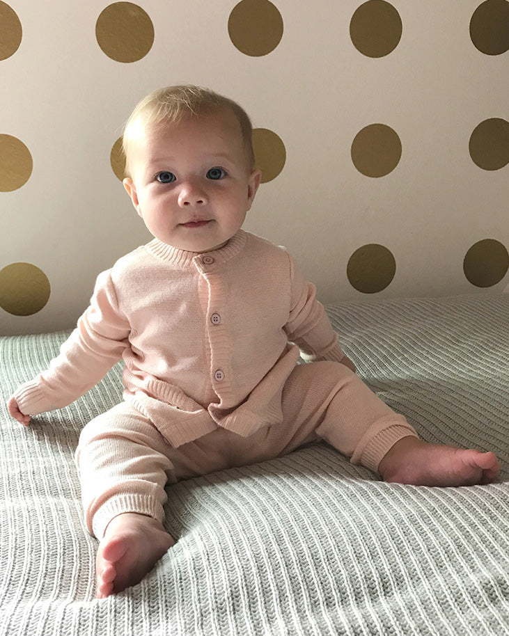 Milan Pastel Button Cardigan Sweater Knit (Organic Cotton)- 5 Colors