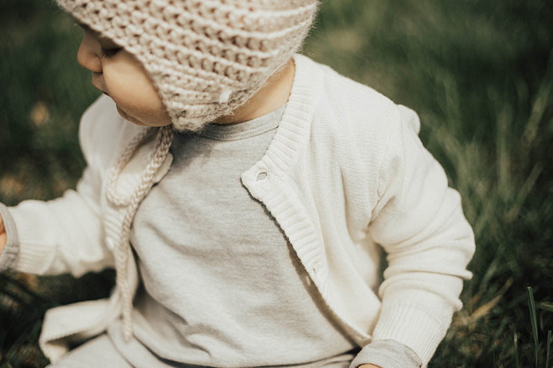 Milan Pastel Button Cardigan Sweater Knit (Organic Cotton)- 5 Colors