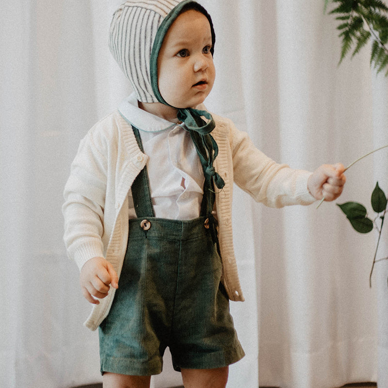 Milan Pastel Button Cardigan Sweater Knit (Organic Cotton)- 5 Colors