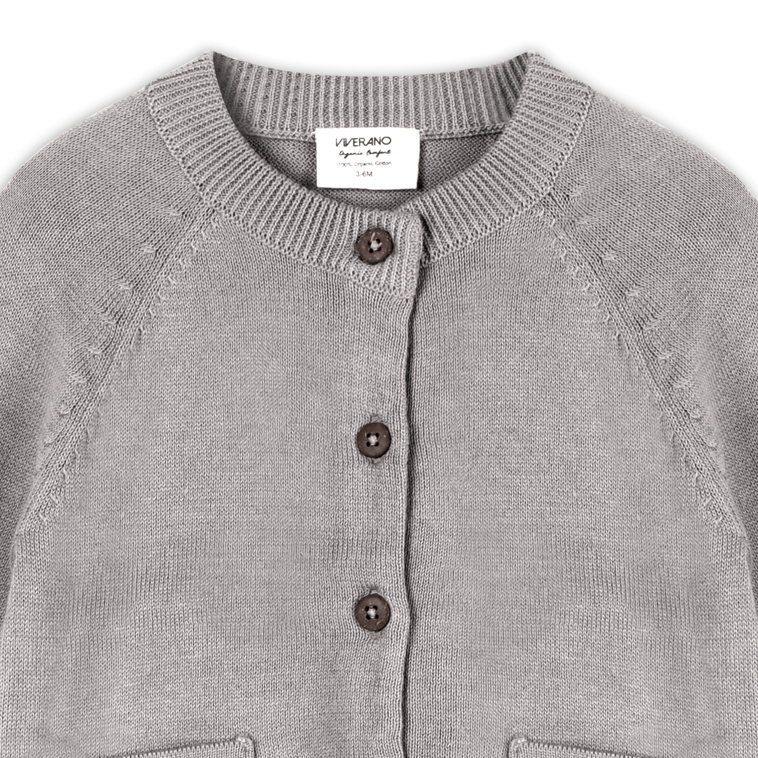 Milan Pastel Button Cardigan Sweater Knit (Organic Cotton)- 5 Colors