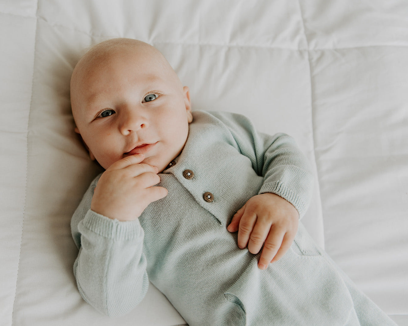 Milan Knit Kangaroo Pocket Baby Jumpsuit Coverall (3 Colors)