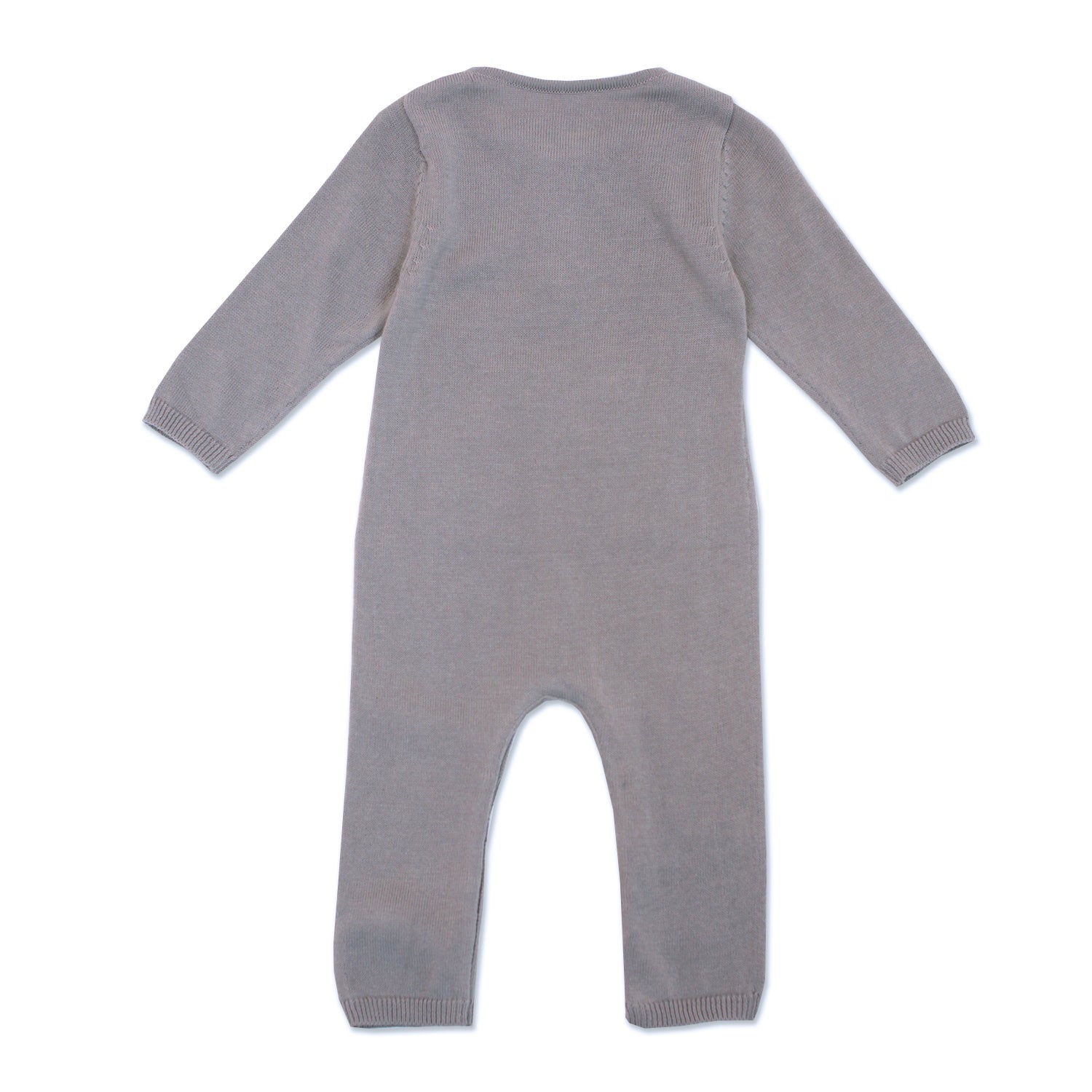 Milan Knit Kangaroo Pocket Baby Jumpsuit Coverall (3 Colors)