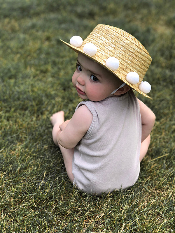 Milan Organic Knit Sleeveless Baby Bodysuit (4 Colors)