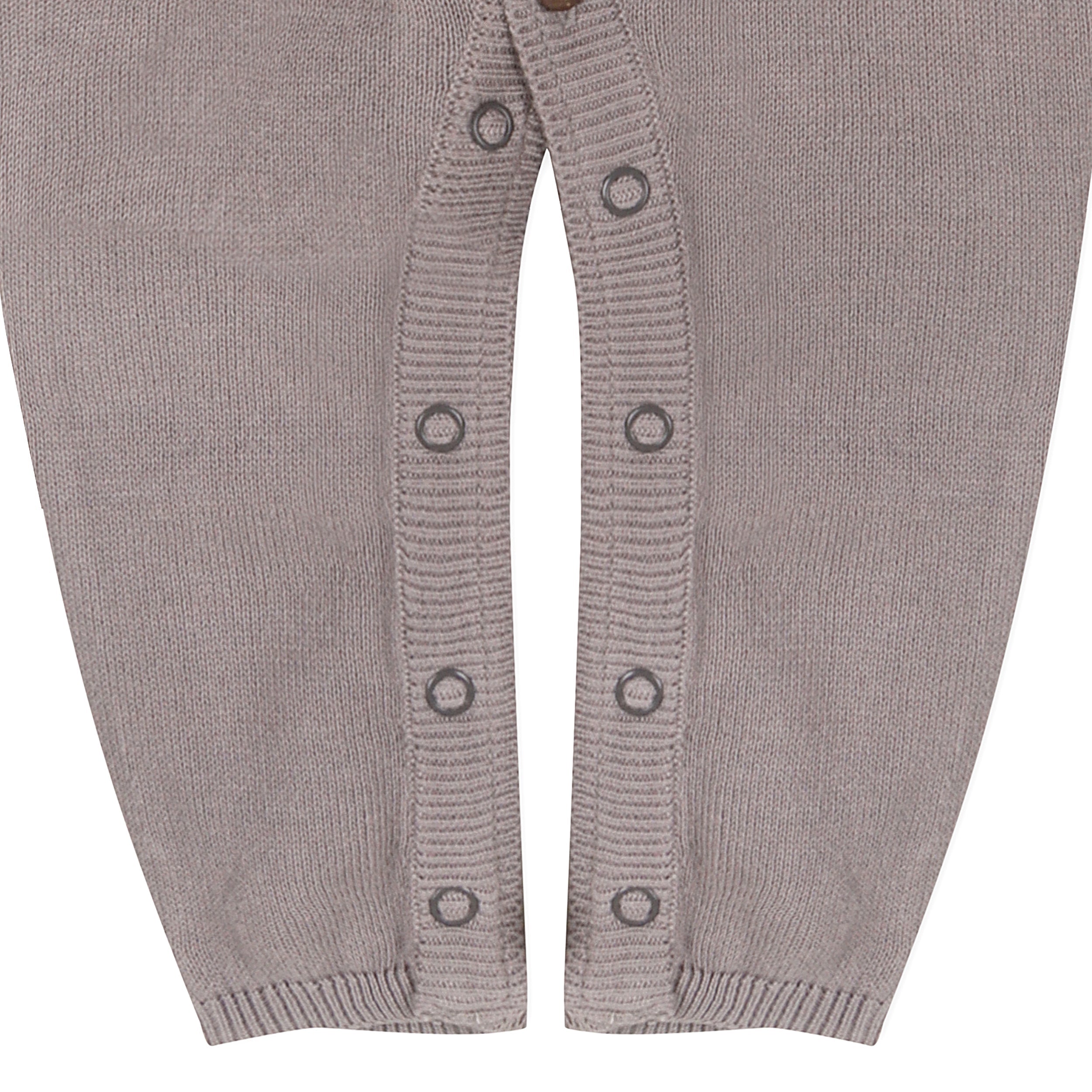 Milan Knit Shawl Collar Baby Jumpsuit Coverall (Organic)