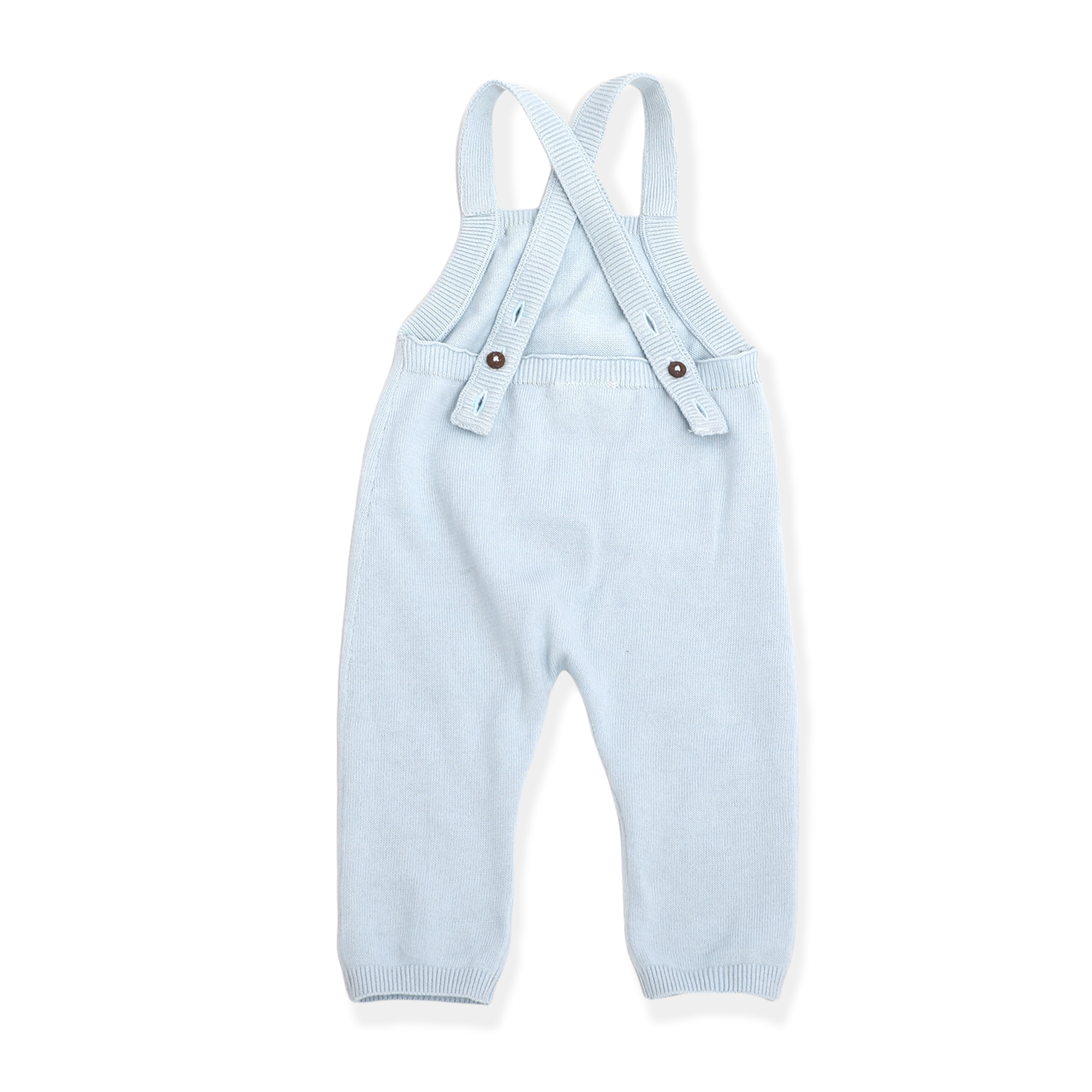 Milan Knit Kangaroo Pocket Overall Romper + Bodysuit Set (2 Colors)