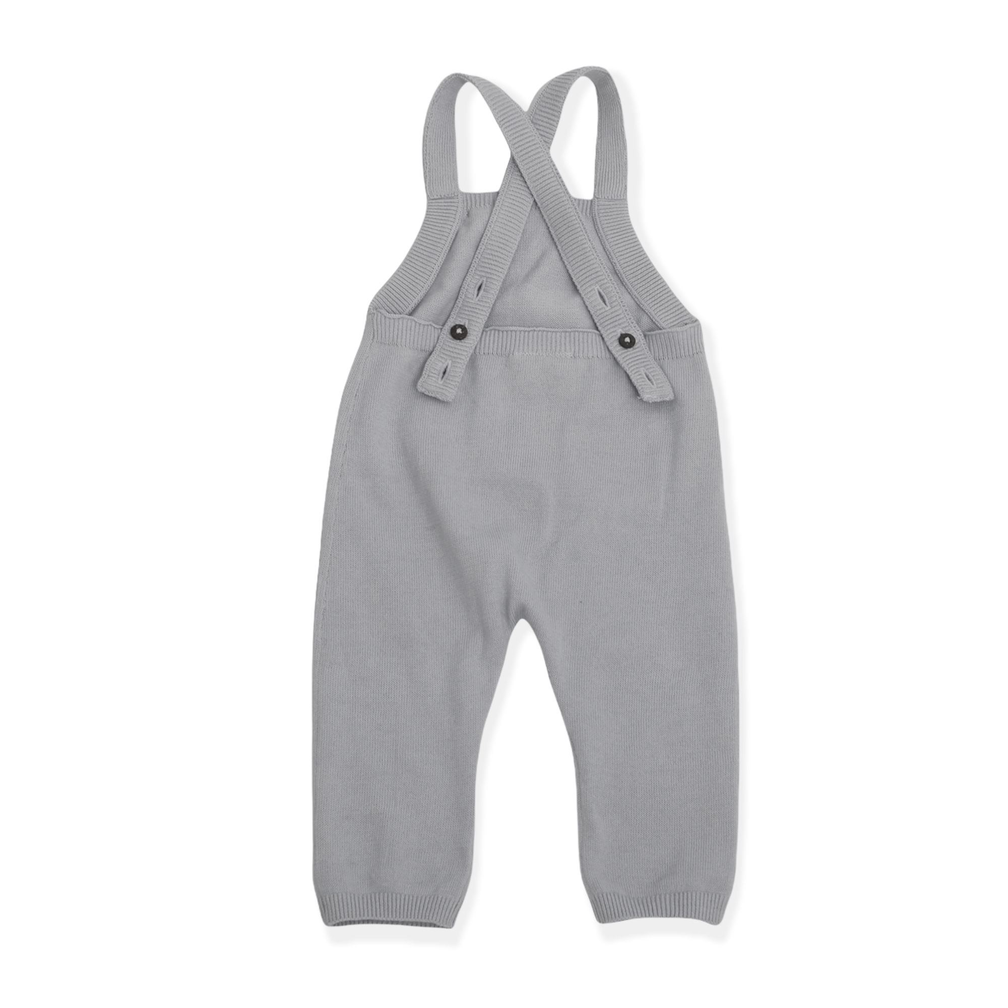 Milan Knit Kangaroo Pocket Overall Romper + Bodysuit Set (2 Colors)