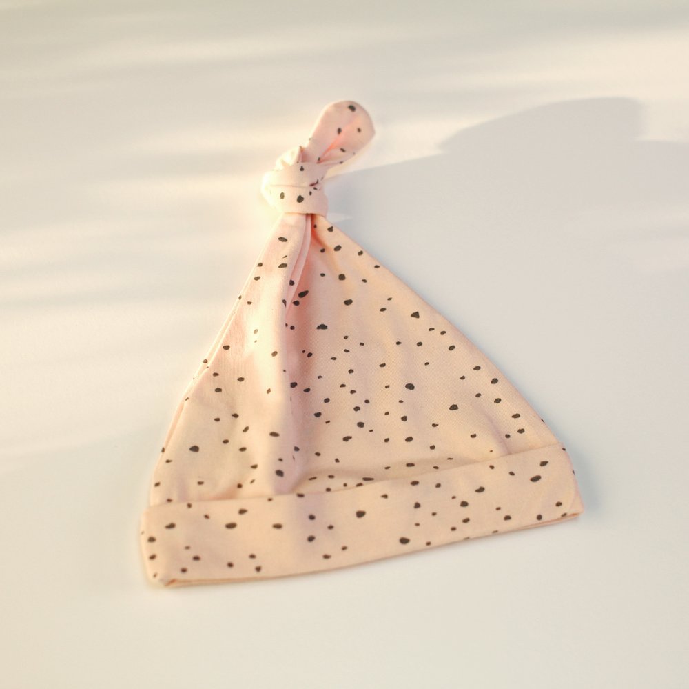 Florence Pebble Baby Beanie Knot Hat (Organic)