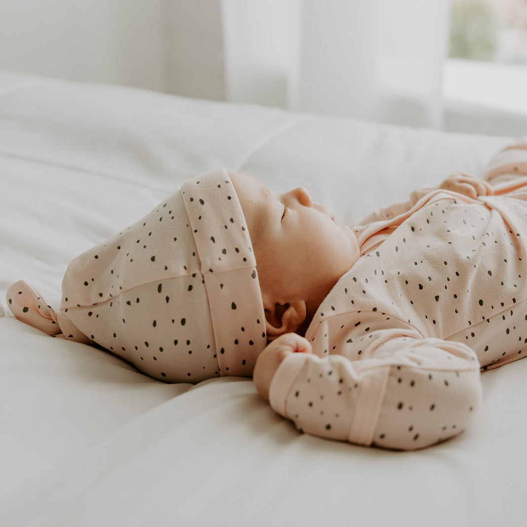 Florence Pebble Baby Beanie Knot Hat (Organic)