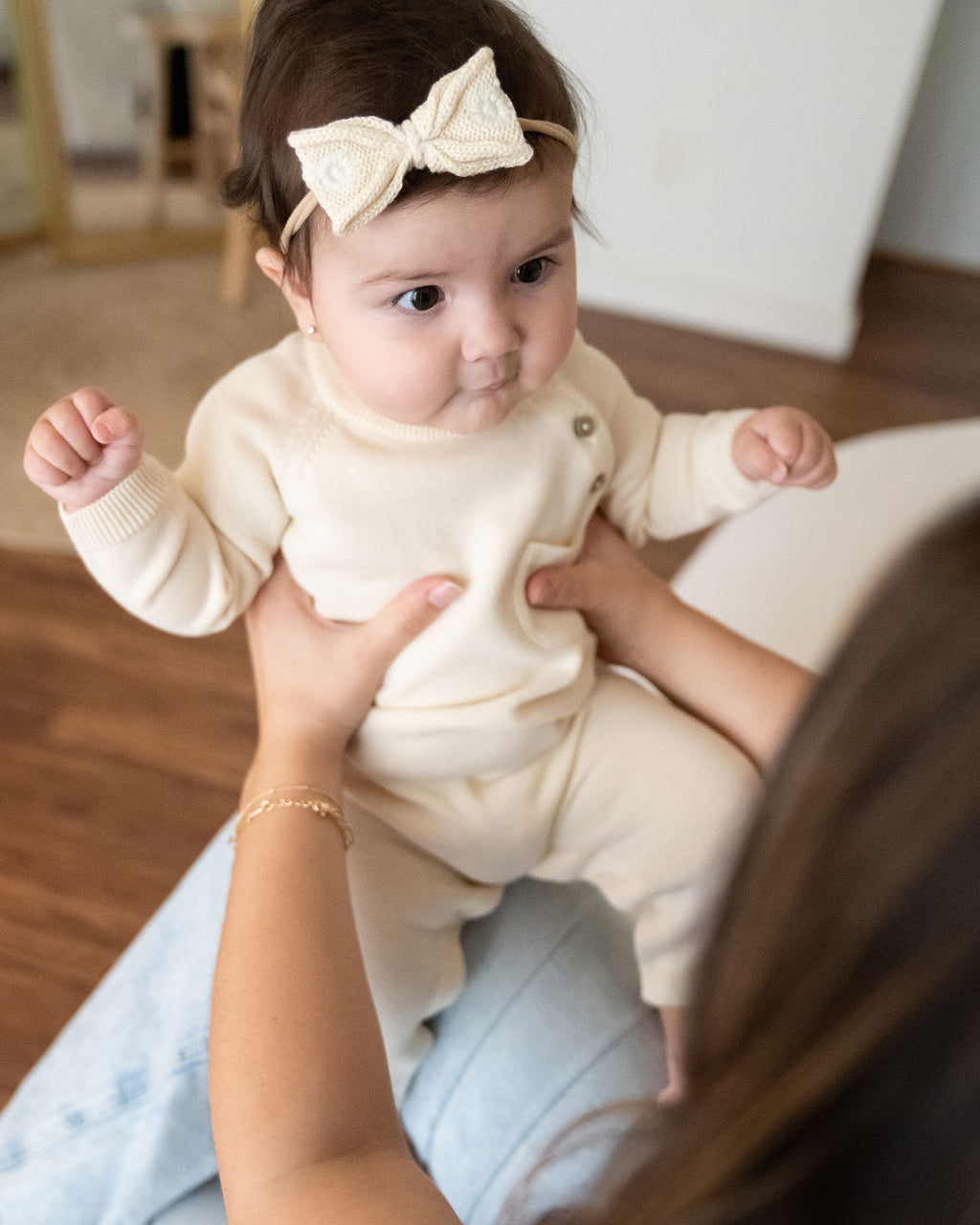 Milan Side Button & Pocket Knit Baby Jumpsuit (Organic Cotton) - 3 Colors