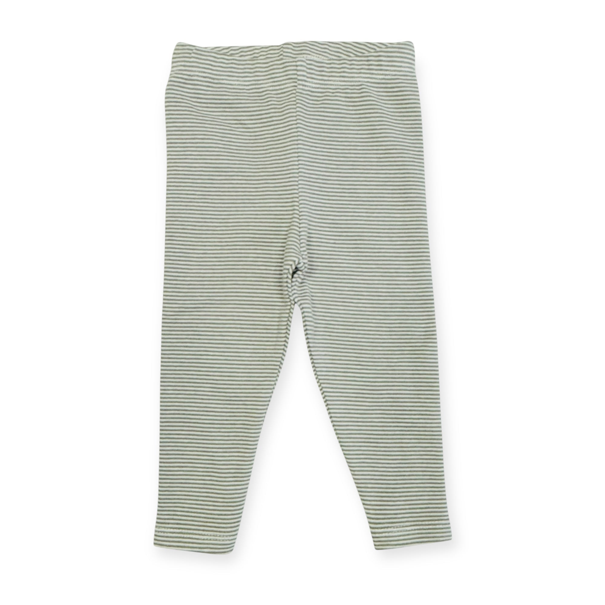Rib Knit Stripe Baby Legging Pants (Organic Cotton) - 3 Colors
