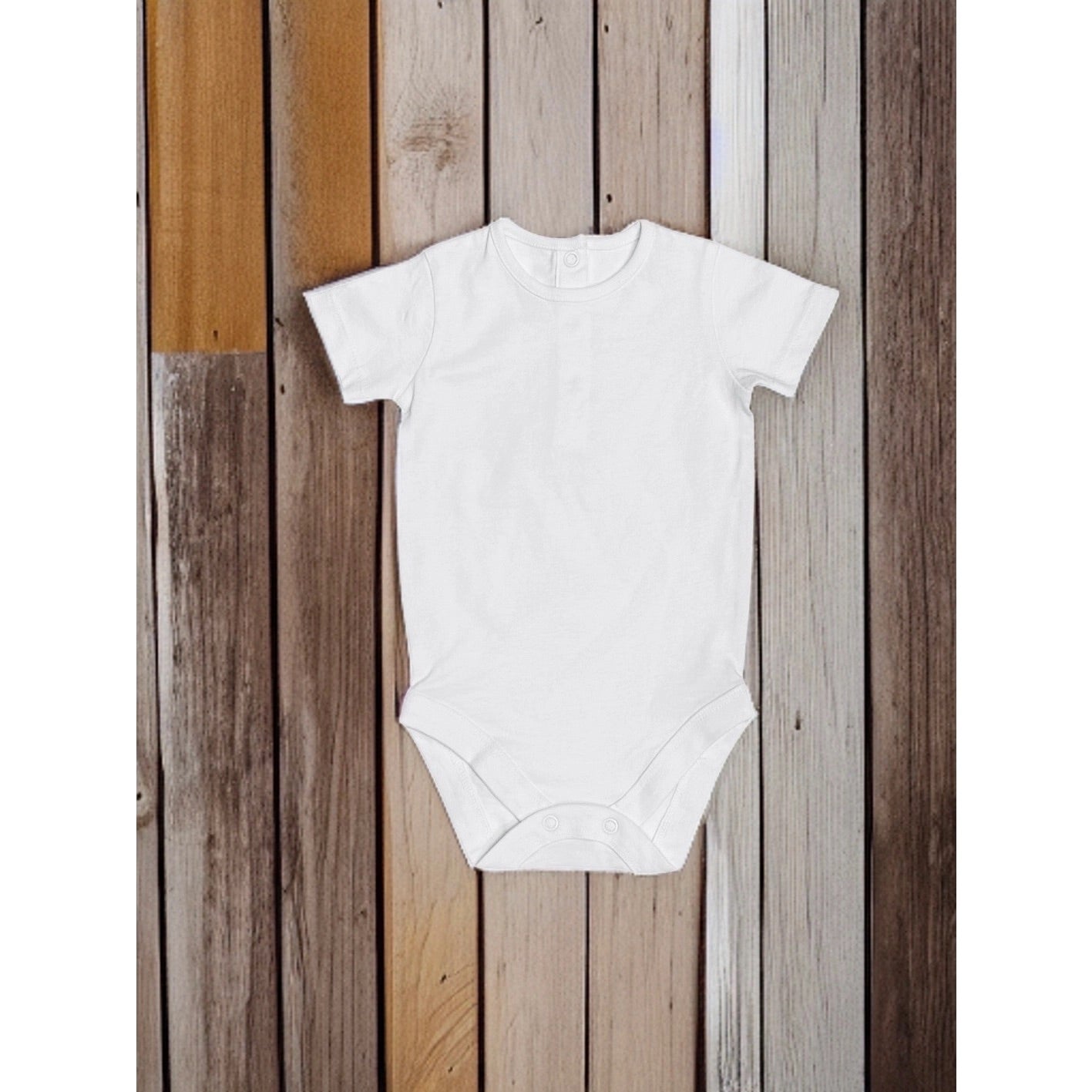 Basic Short Sleeve Baby Bodysuit Onesie  (Organic Cotton)