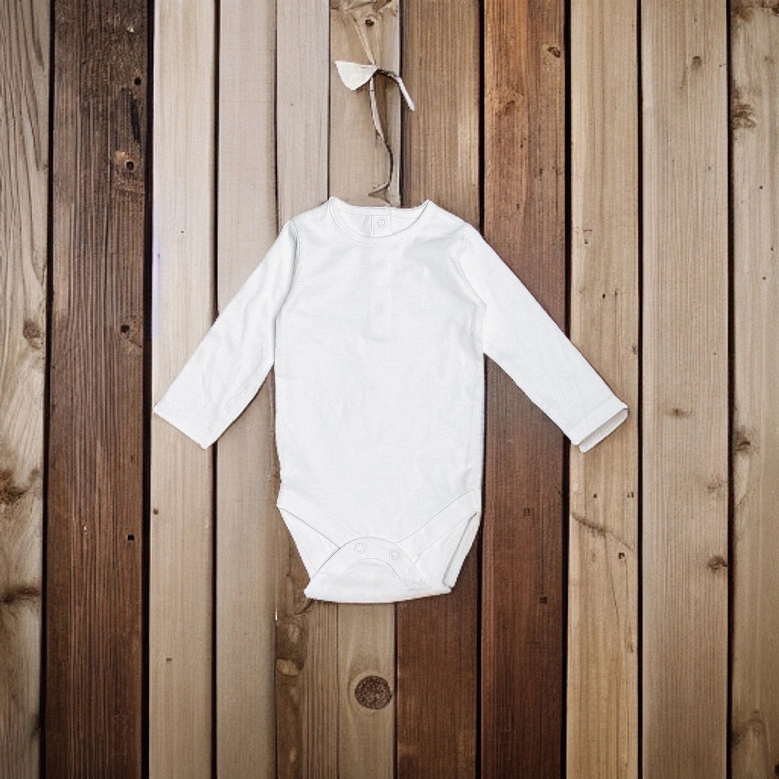 Basic Long Sleeve Baby Bodysuit (Organic Cotton)