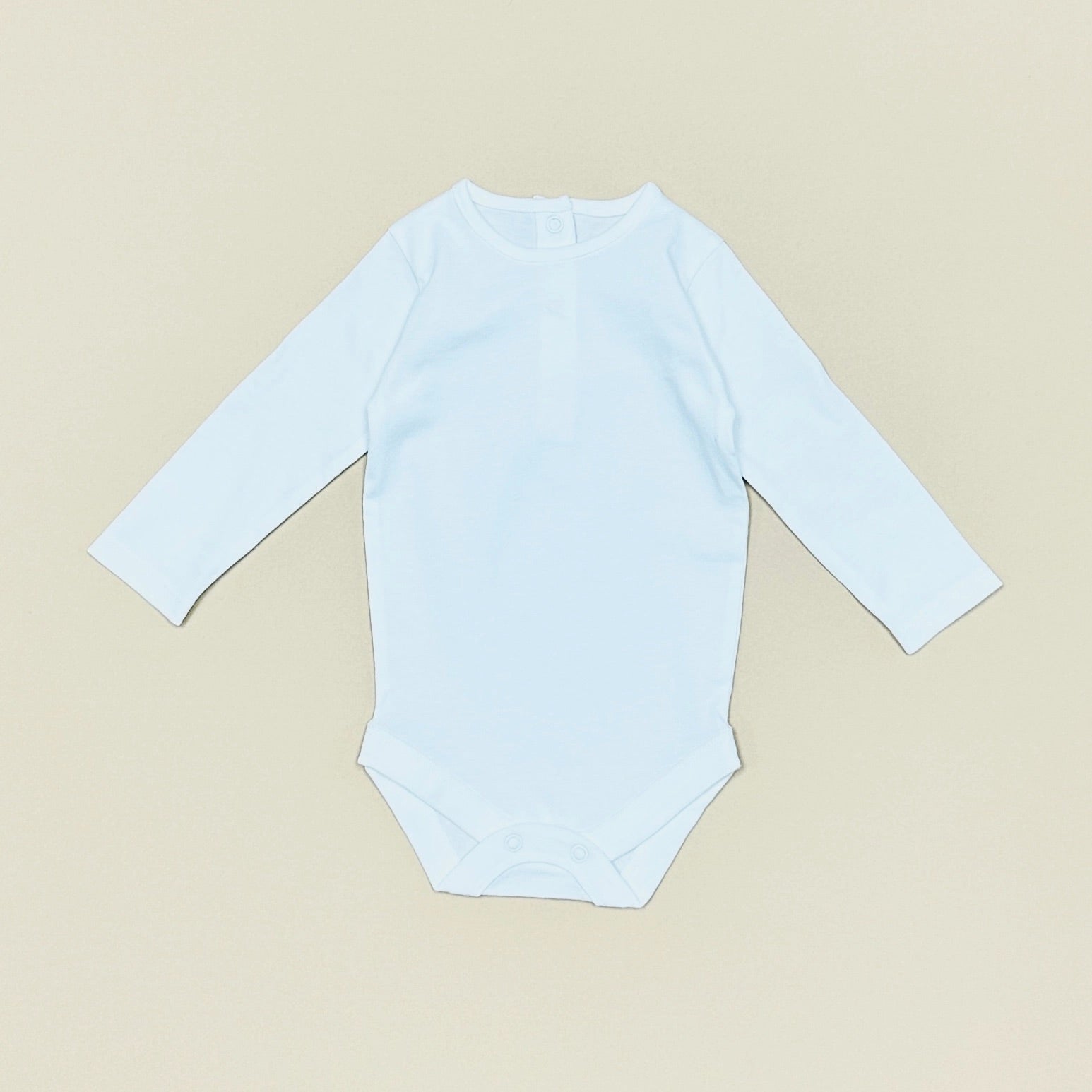 Basic Long Sleeve Baby Bodysuit (Organic Cotton)