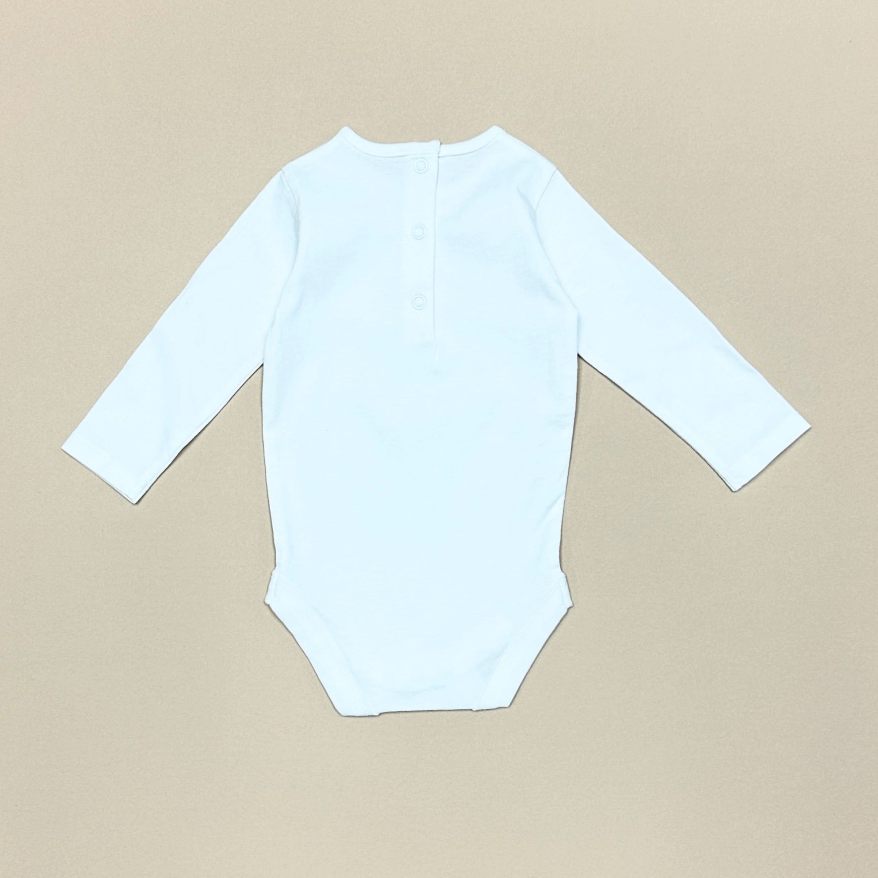 Basic Long Sleeve Baby Bodysuit (Organic Cotton)