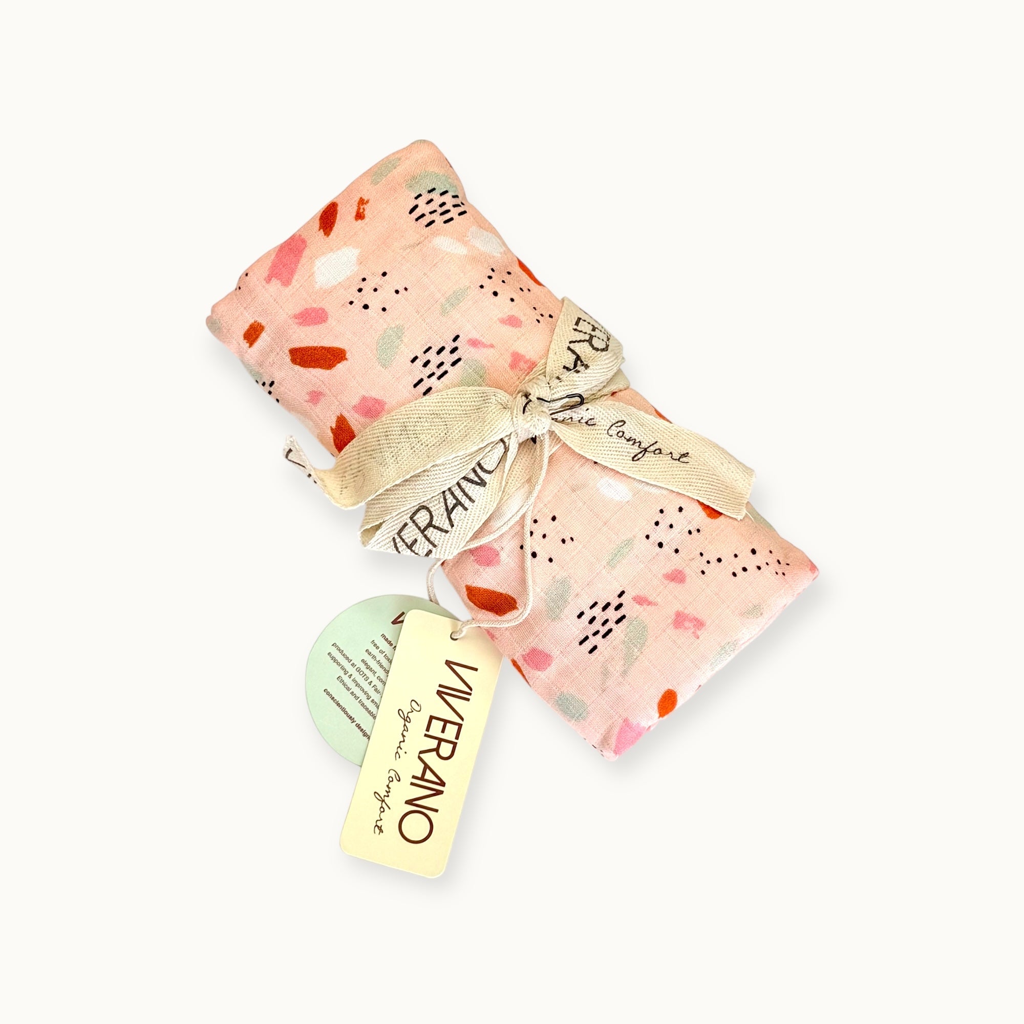 Florence Bloom Baby Swaddle Blanket (Organic Muslin)