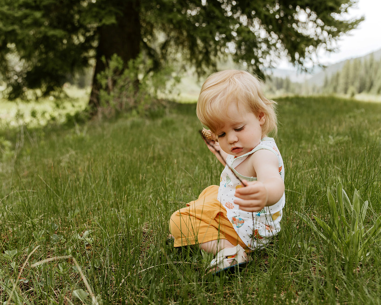Veggie Salad Sleeveless Tee + Shorts Set (Organic Jersey)
