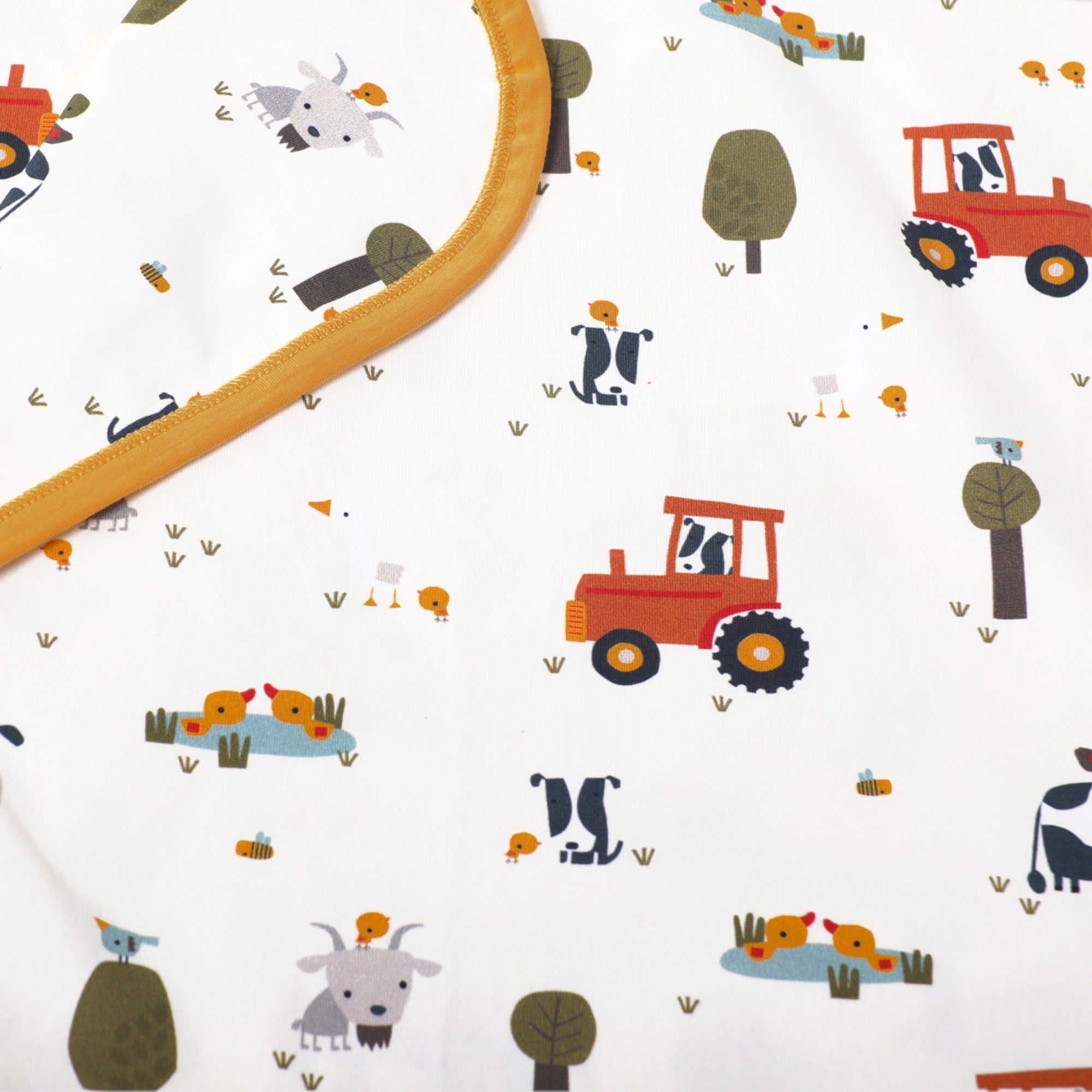 Chick Chick Farm Reversible Baby Blanket (2 Colors)