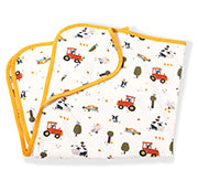 Chick Chick Farm Reversible Baby Blanket (2 Colors)