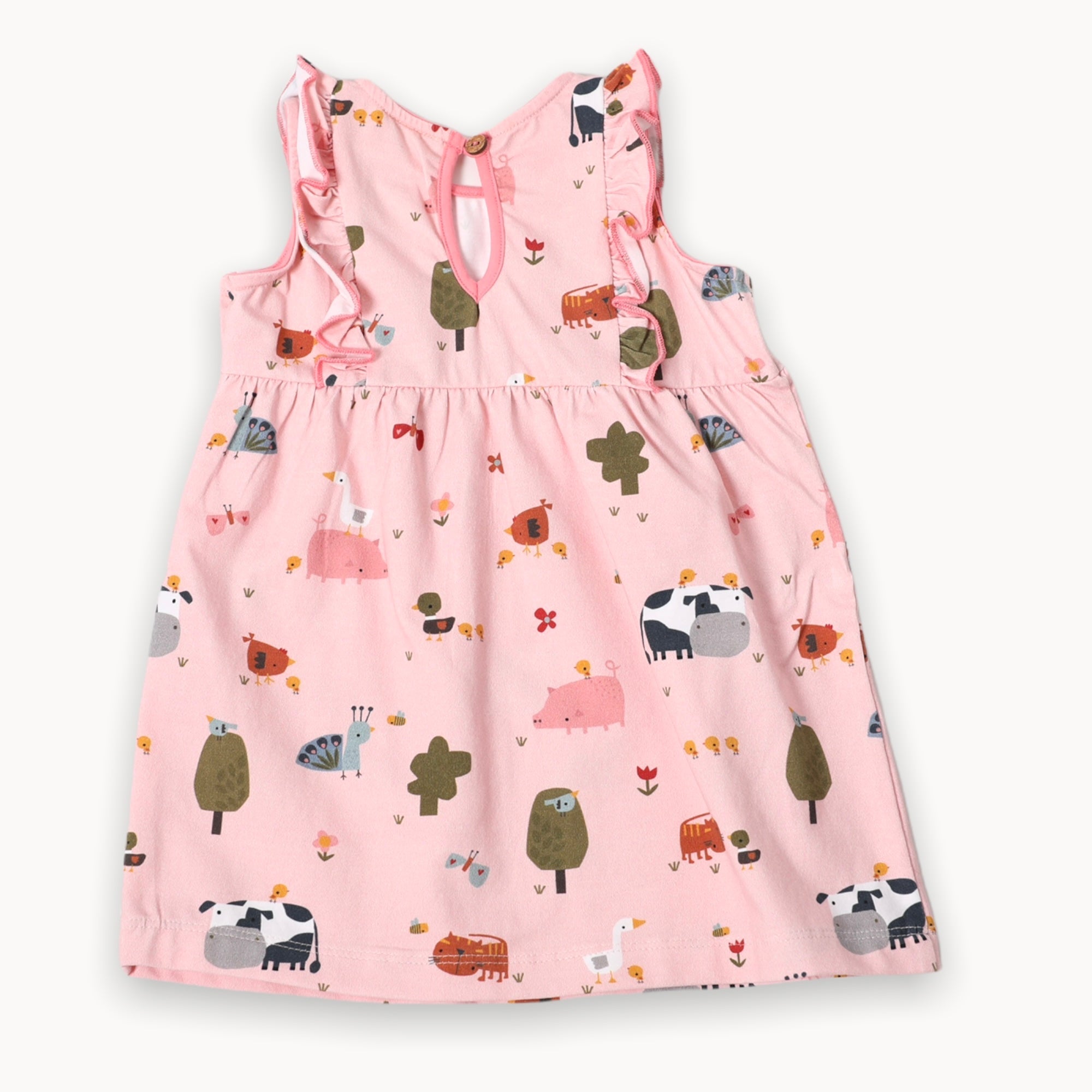 Chick Chick Farm Ruffle Dress + Bloomer SET (Organic Cotton)