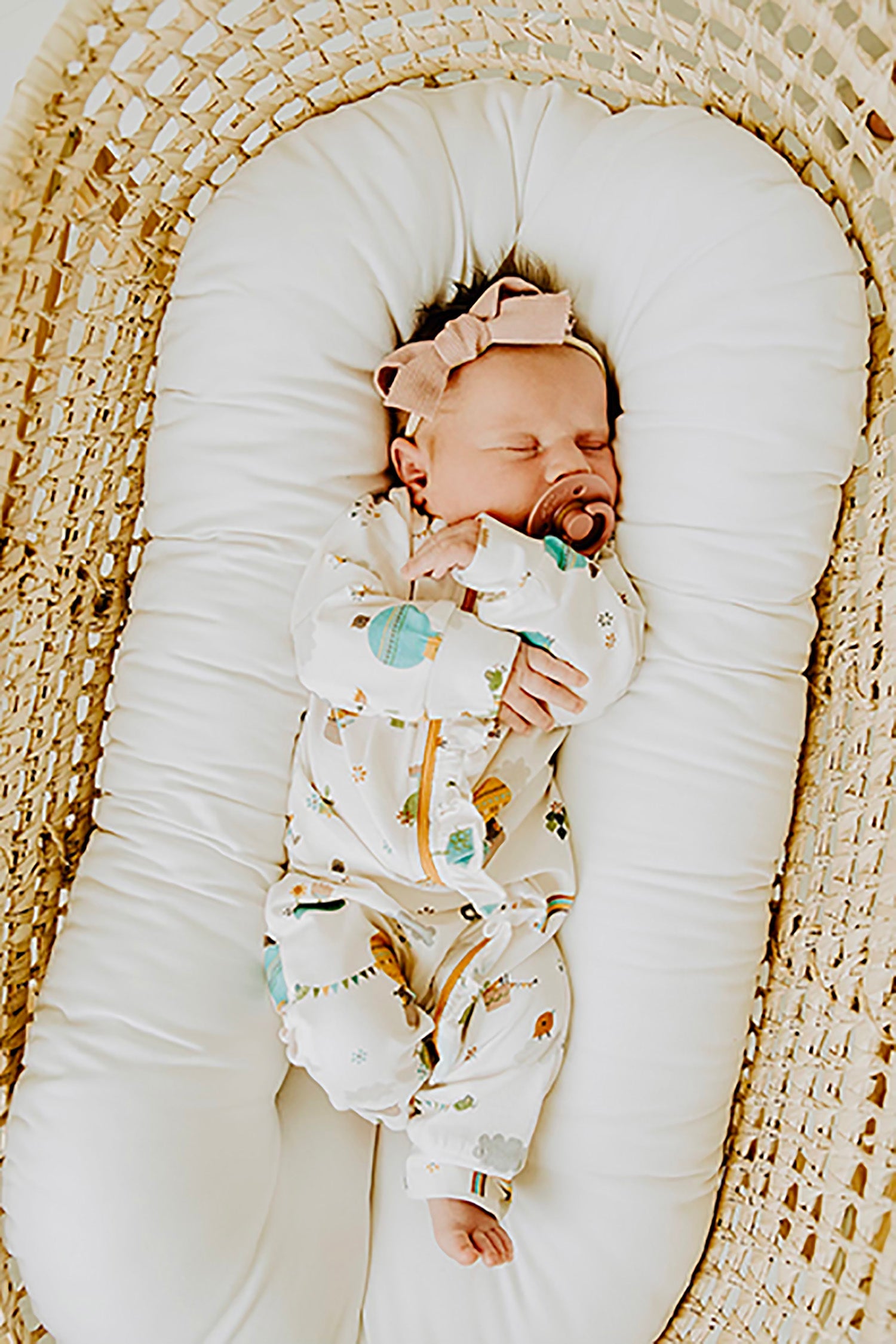 Fly Away Balloon Ruffle Zipper Jumpsuit (Organic Cotton)