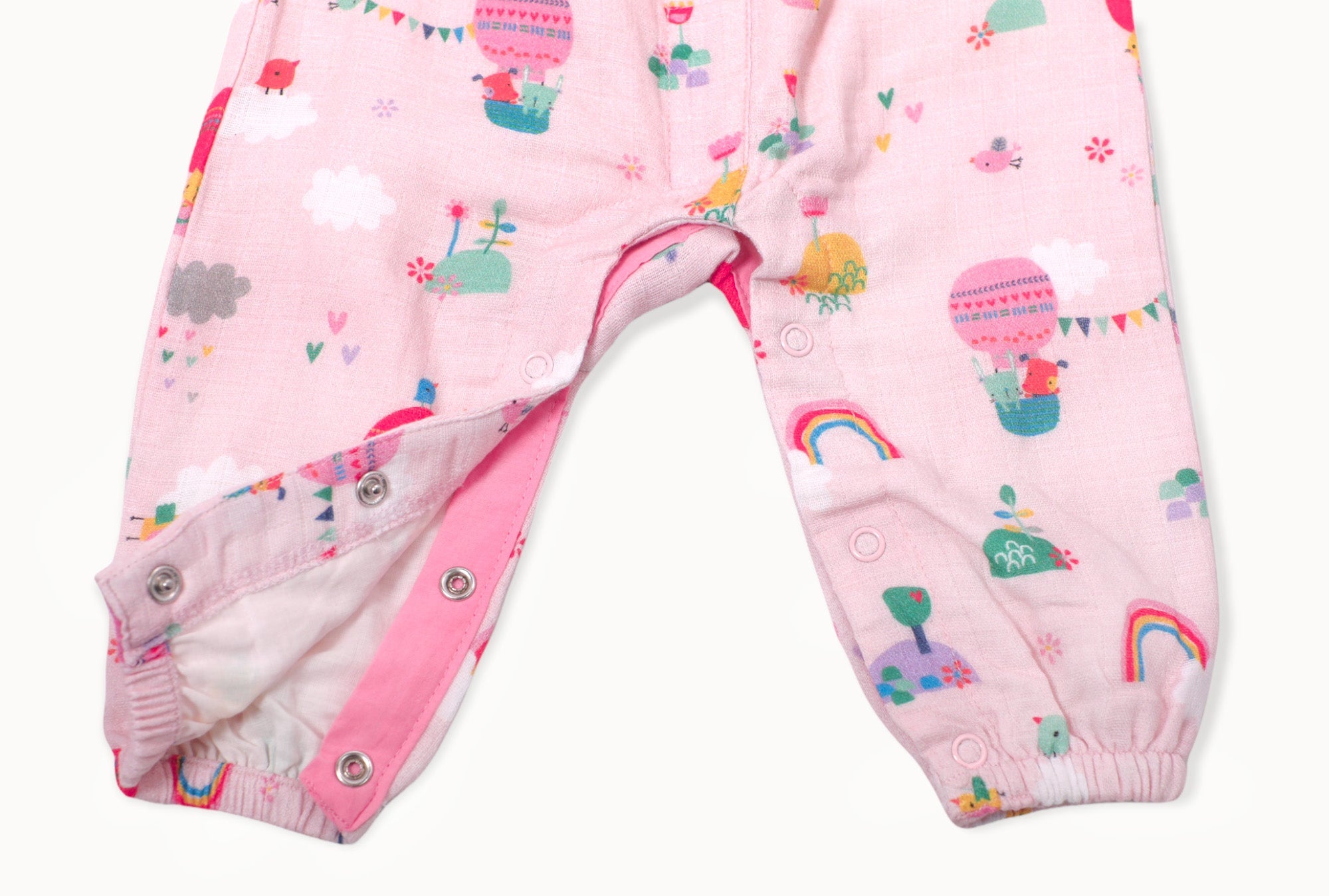 Fly Away Balloon Ruffle Sleeveless Jumpsuit (Organic Muslin)