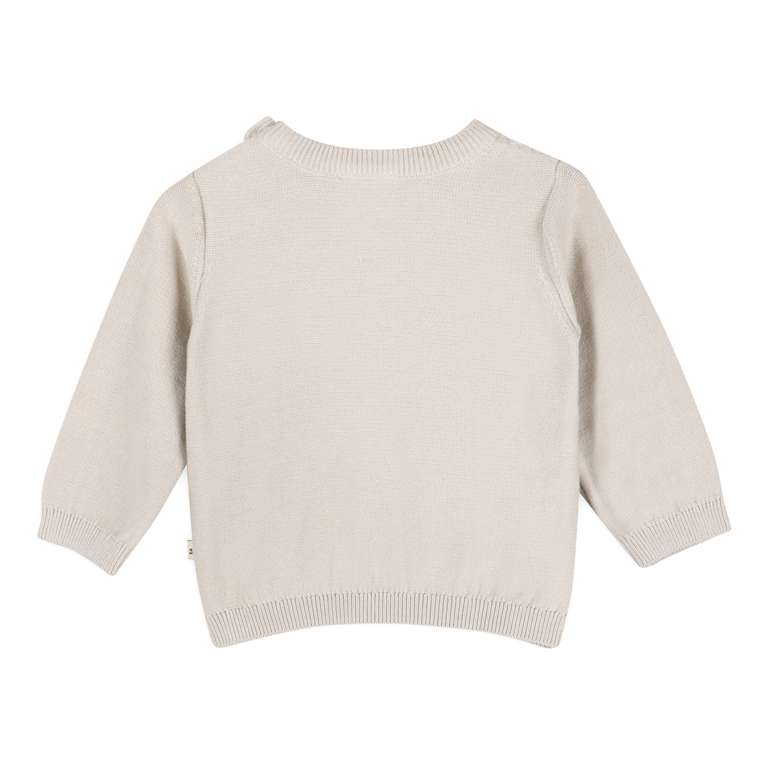 Classic Cable Knit Baby Pullover Sweater (Organic Cotton)