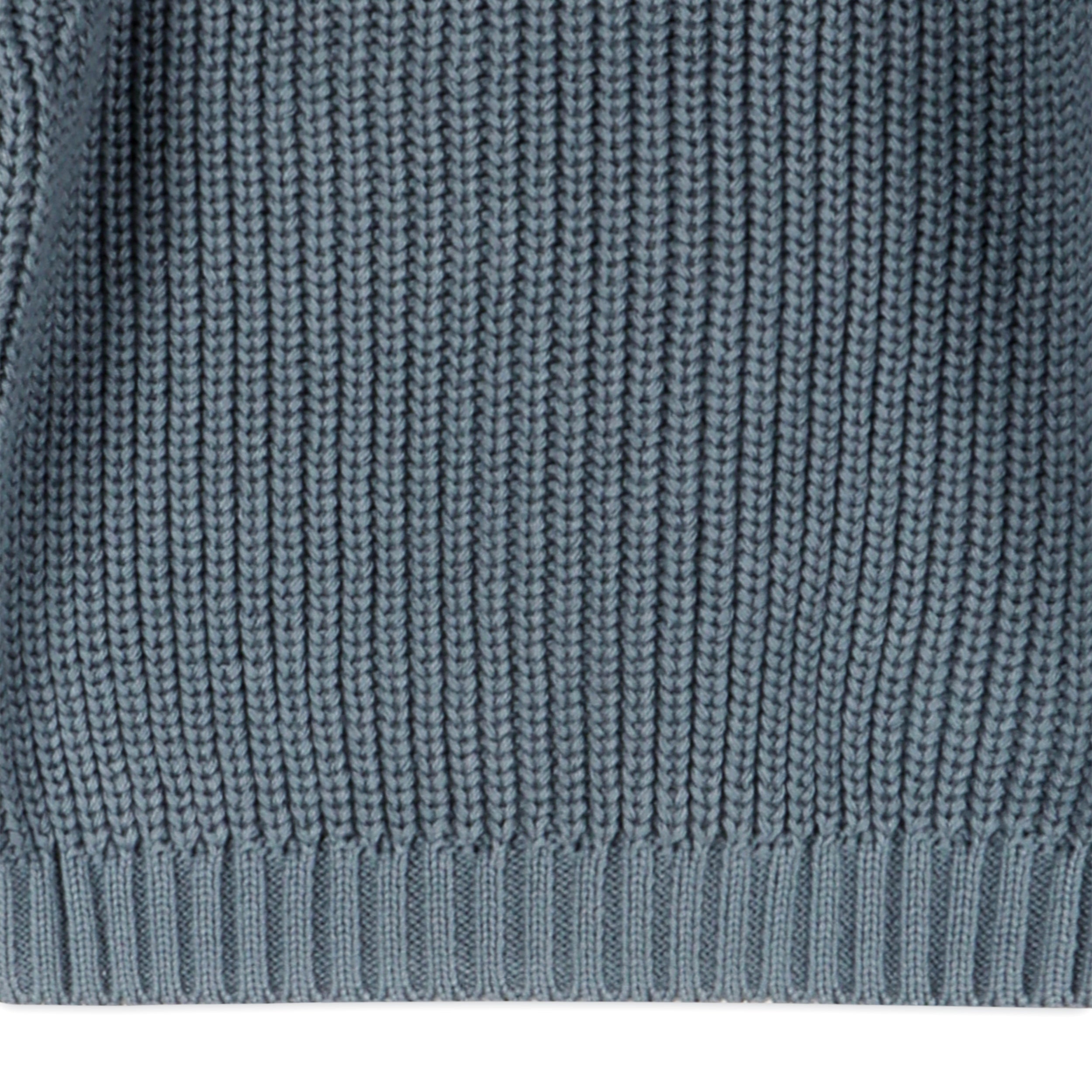 Classic Chunky Knit Baby Pullover Sweater (Organic Cotton) - 2 Colors