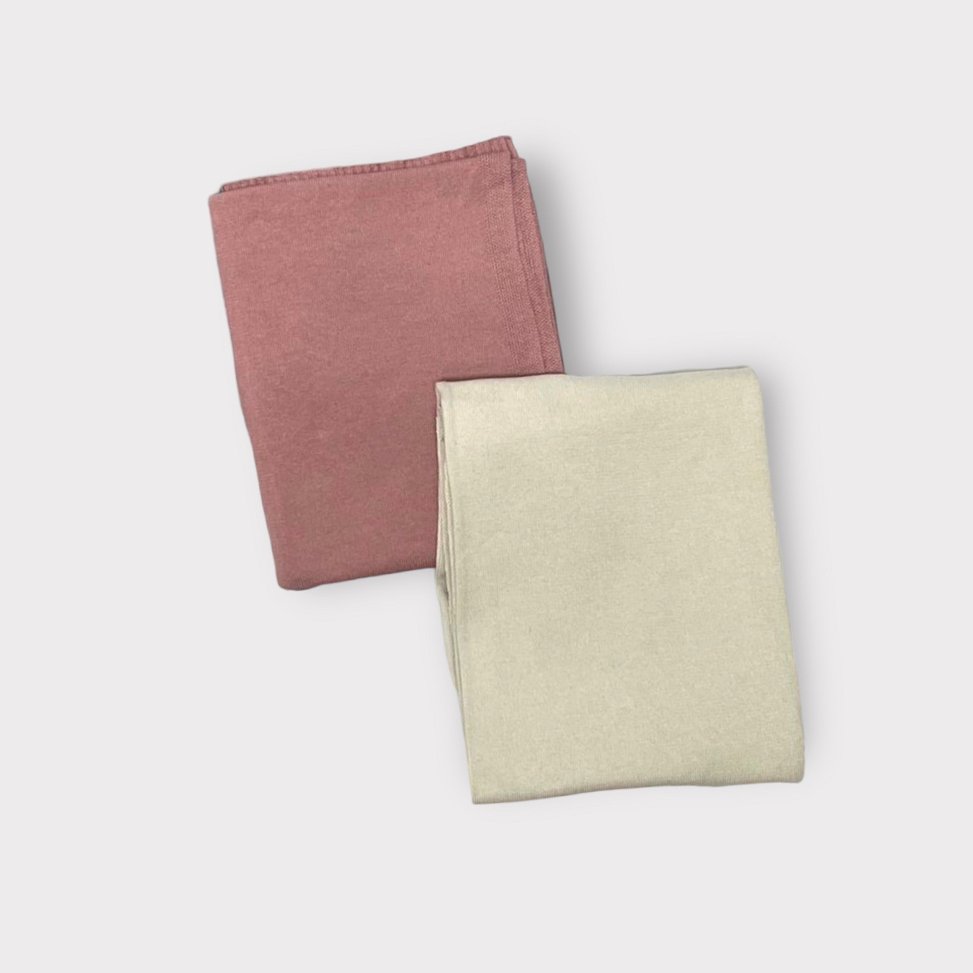 Solid Sweater Knit Baby Blankets (Organic) 2 Colors