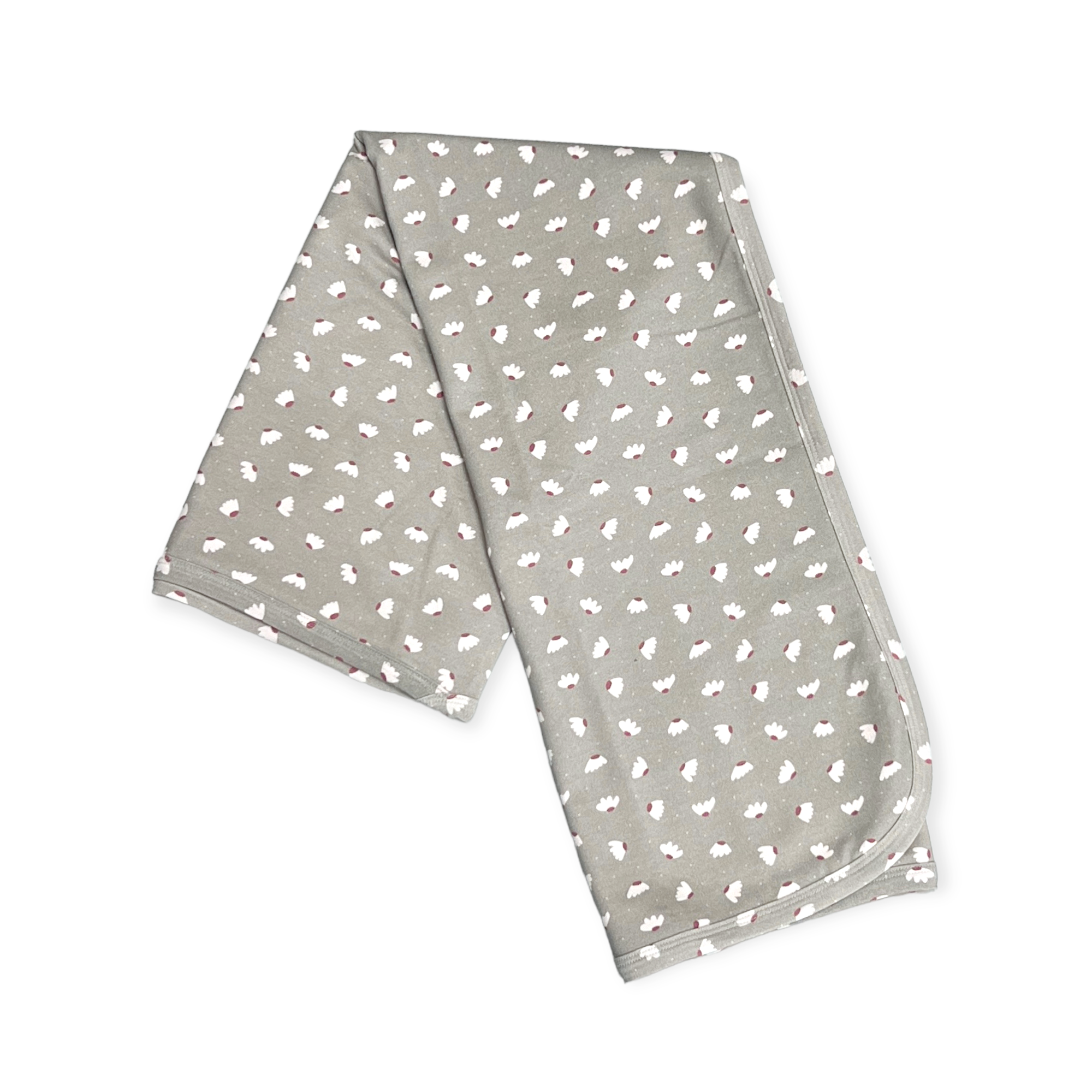 Floral Reversible Baby Blanket (Organic Cotton)