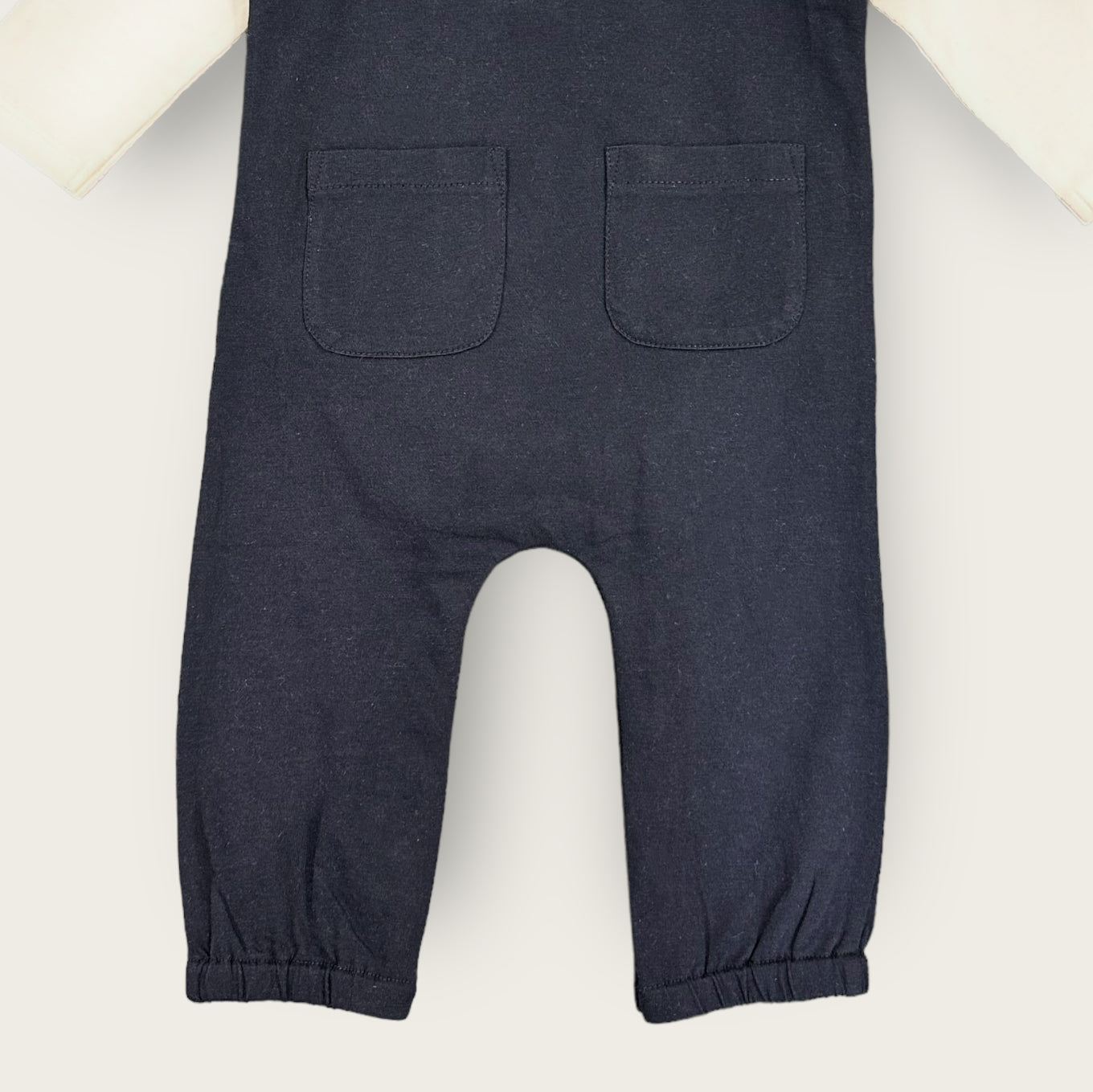 Safari Embroidered & Applique Overall Bodysuit Set (Organic Jersey)