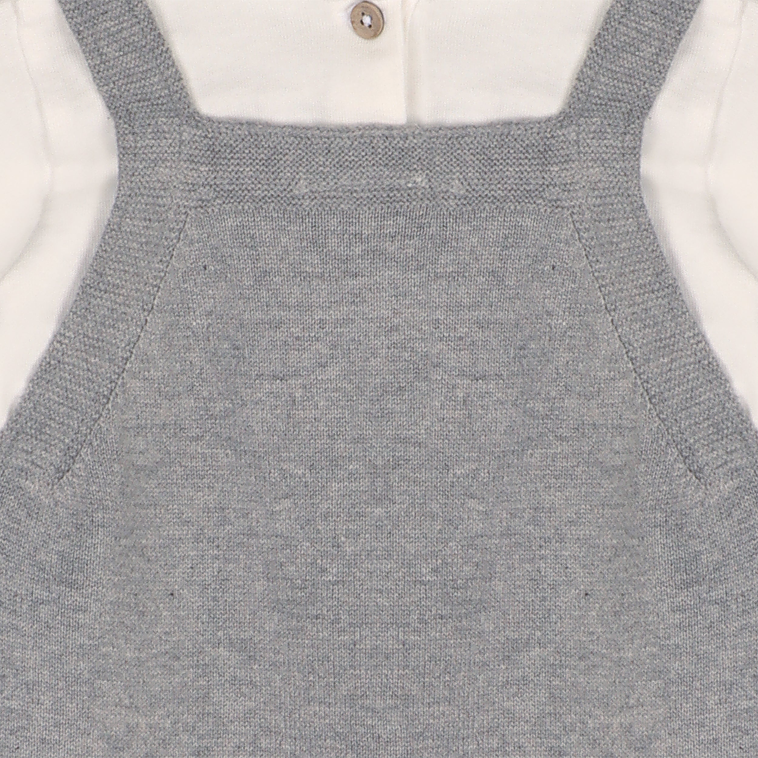 Owl Applique Sweater Knit Baby Overall & Bodysuit Set (Organic Cotton)