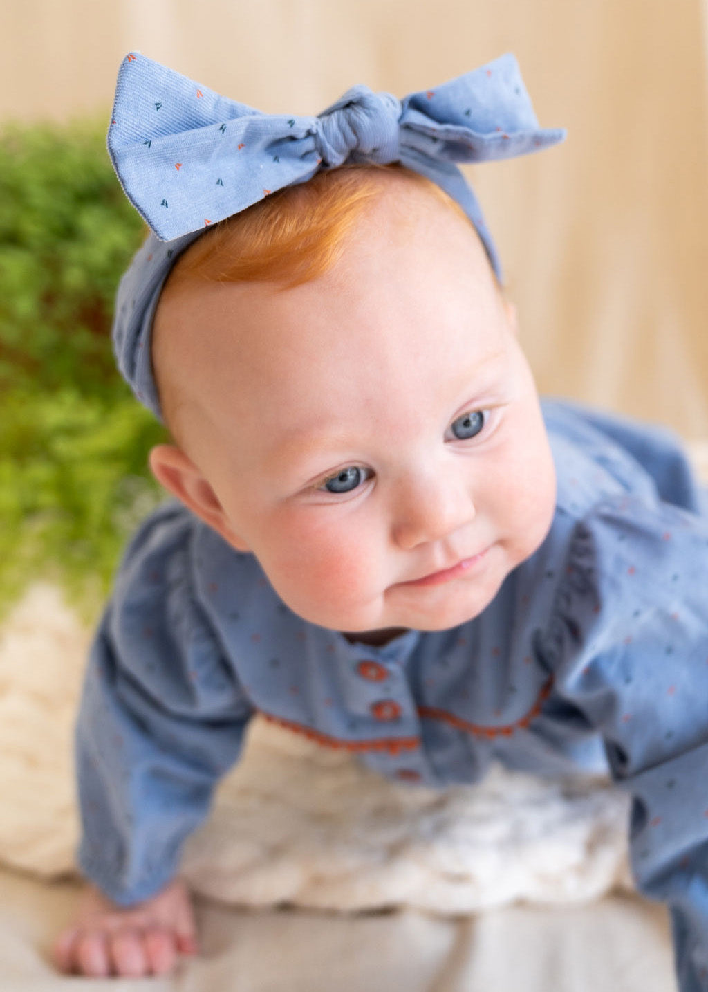 Darling Bow & Elastic Woven Baby Headbands (9 Colors)