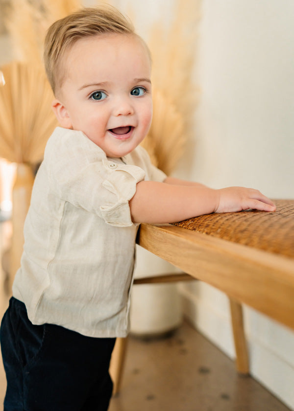 Portofino Baby Shirt & Pants Set (Organic Cotton)