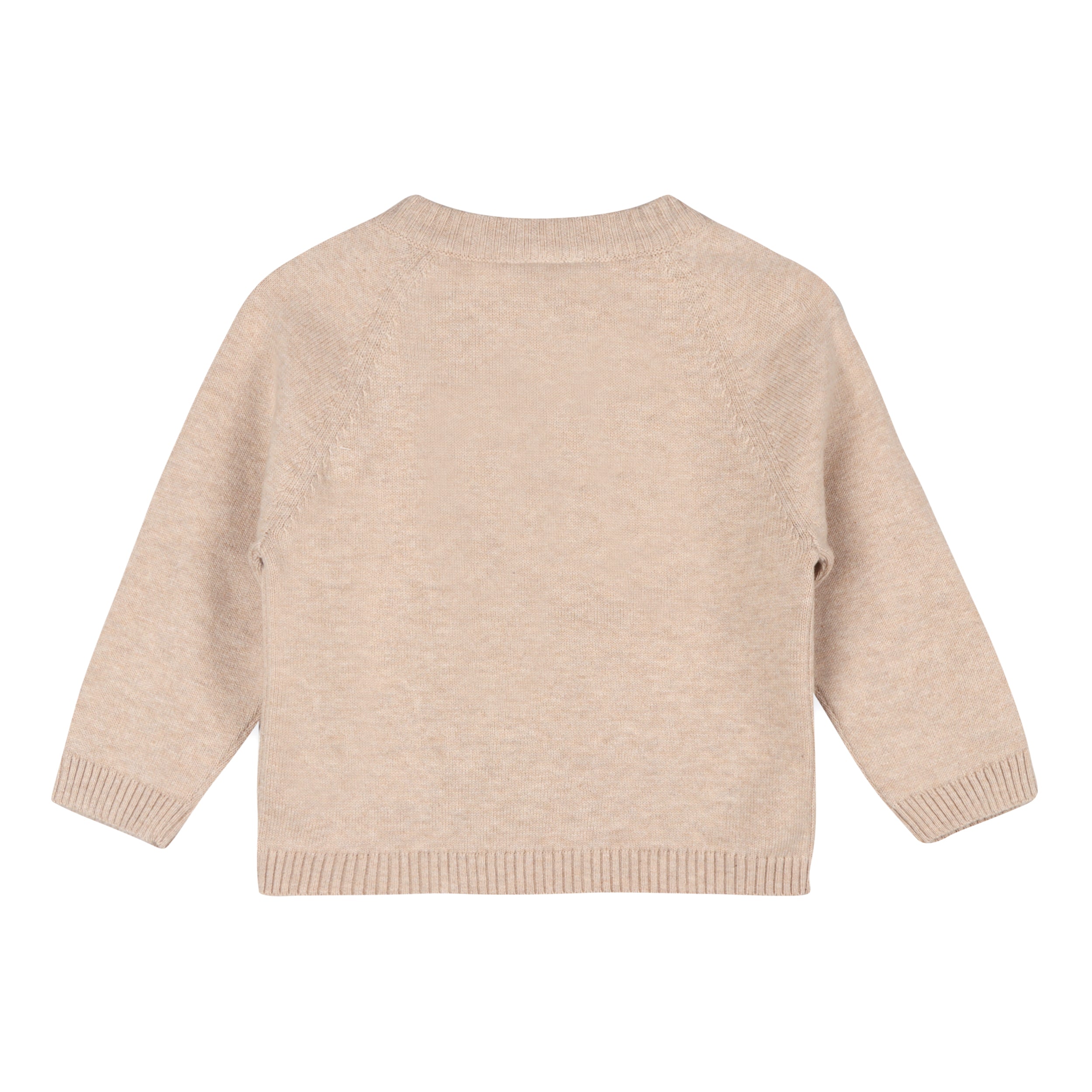 Animal Train Applique Sweater Knit Baby Pullover (Organic Cotton)