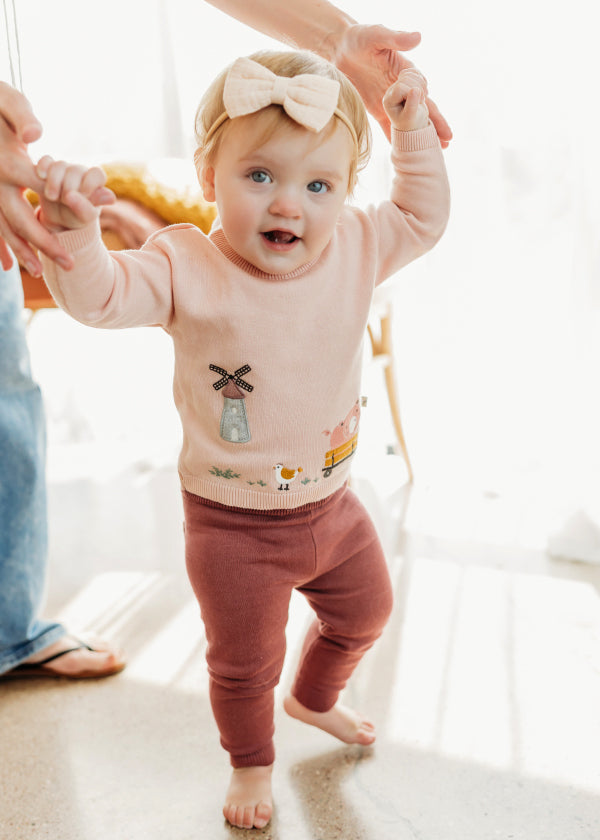 Pocket Baby Pants Sweater Knit (Organic Cotton) FW25 - 8 Colors