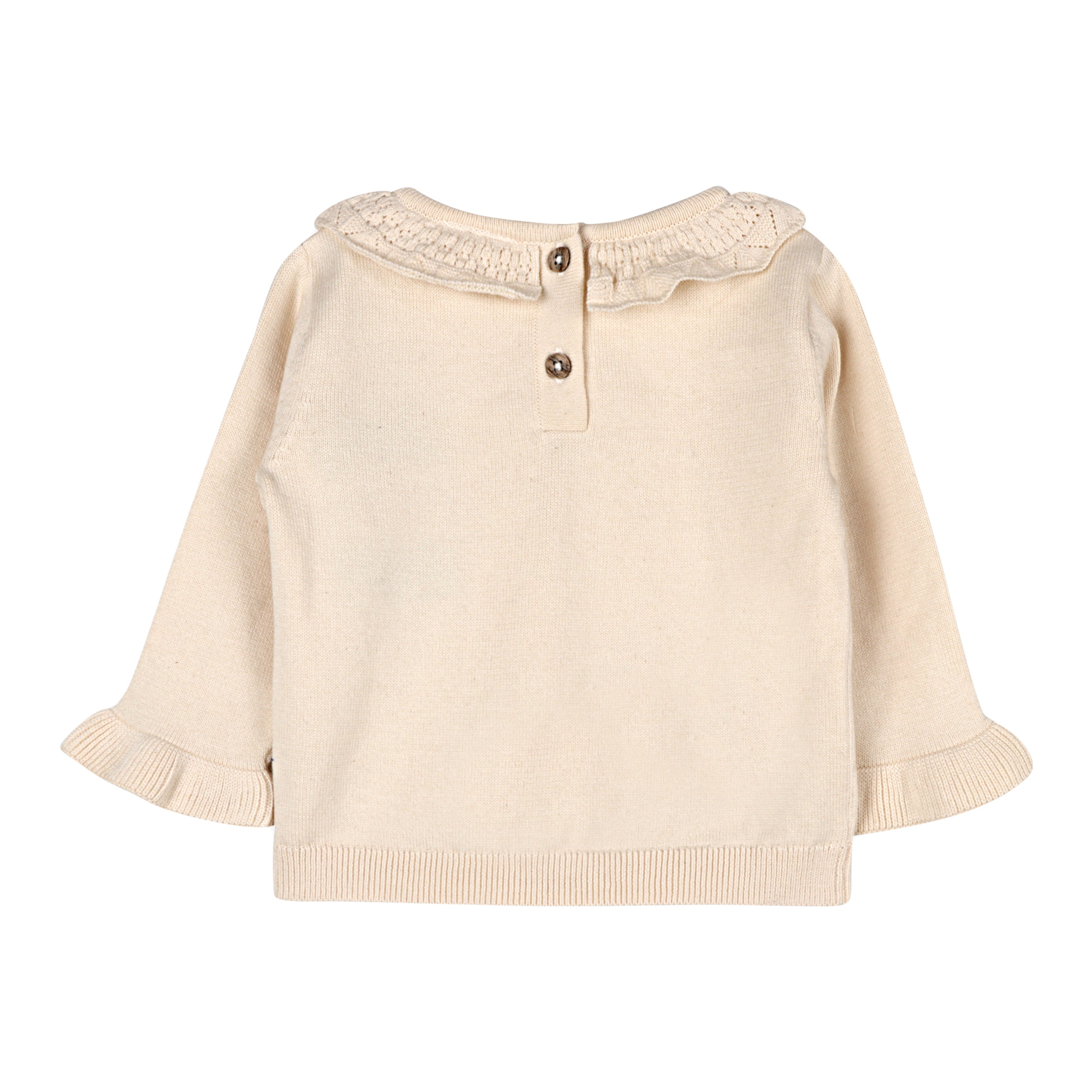 Woodland Embroidered Sweater Knit Baby Pullover & Pant SET (Organic Cotton)