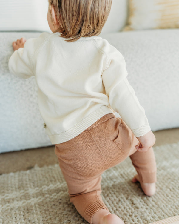 Pocket Baby Pants Sweater Knit (Organic Cotton) FW25 - 8 Colors