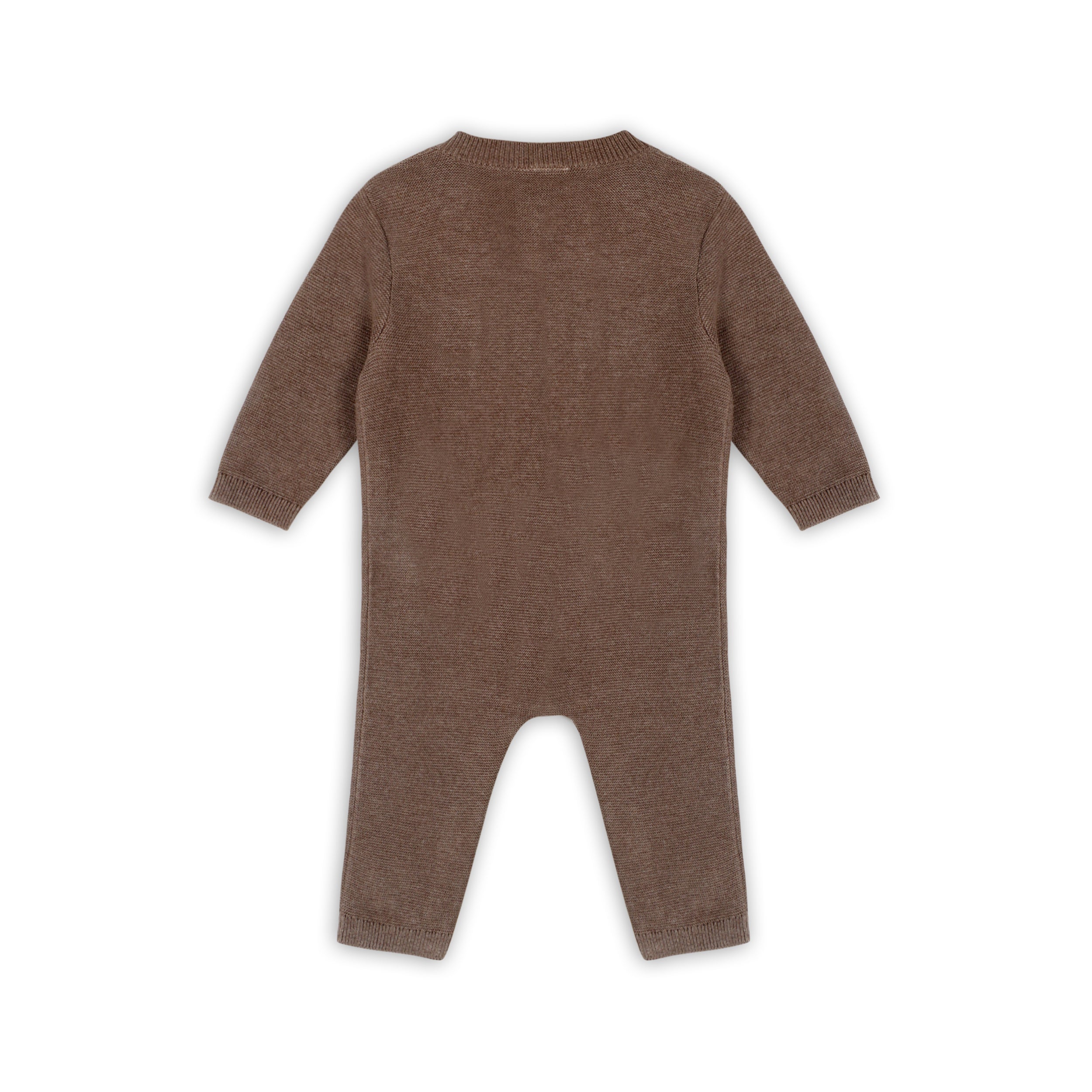 Classic Pocket & Button Chunky Knit Baby Jumpsuit (Organic Cotton) - 2 Colors