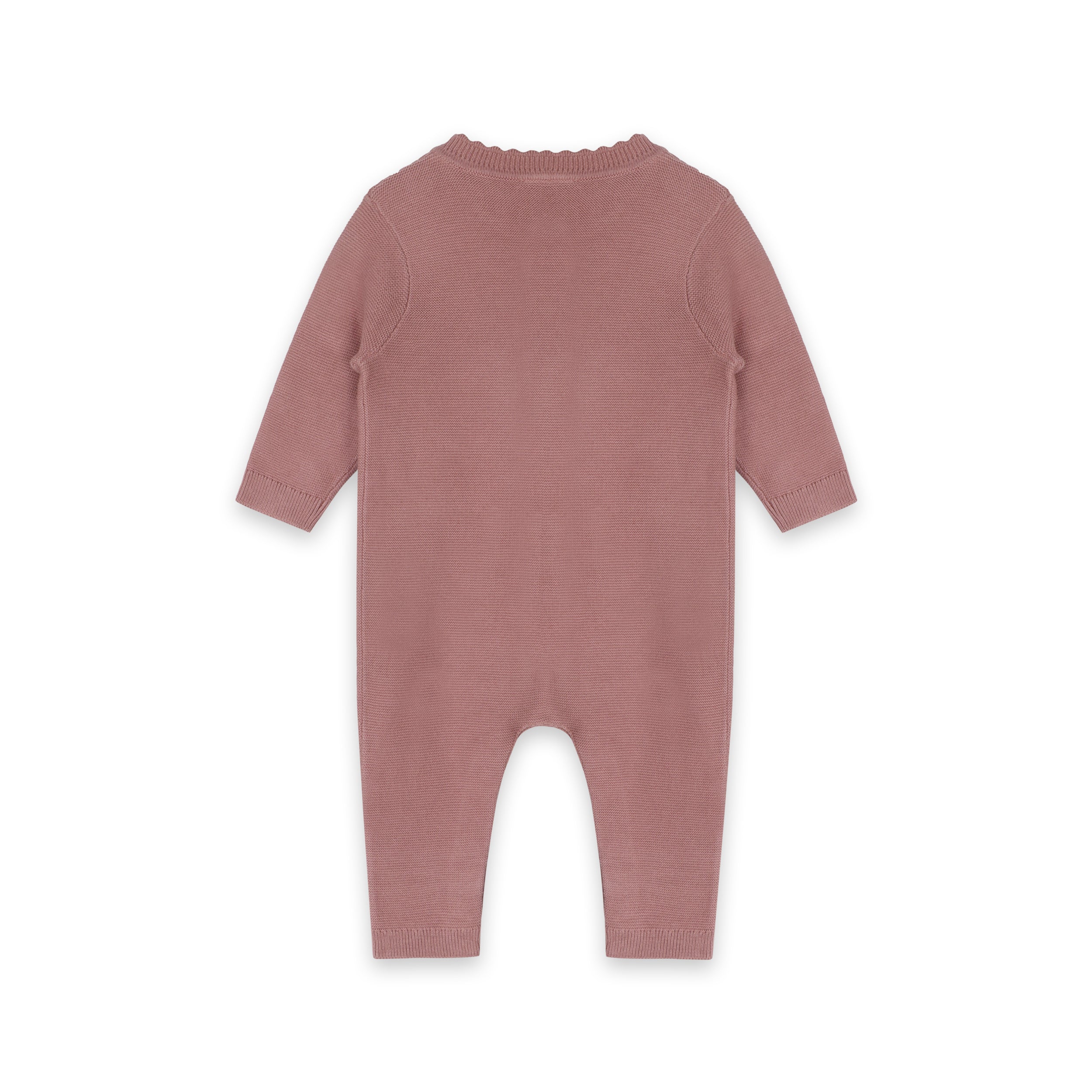 Classic Pocket & Button Chunky Knit Baby Jumpsuit (Organic Cotton) - 2 Colors