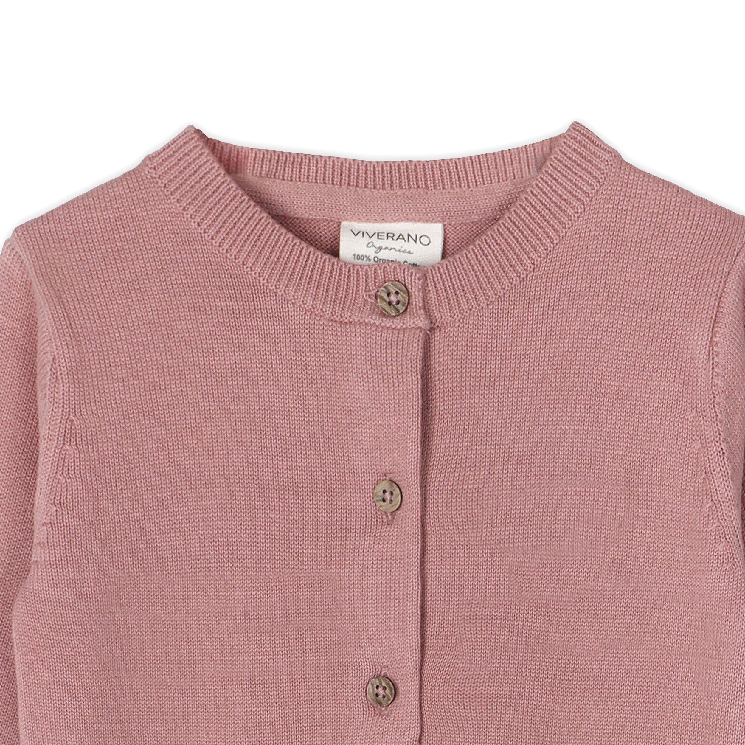Lamb Jacquard Knit Baby Cardigan Sweater (Organic Cotton)