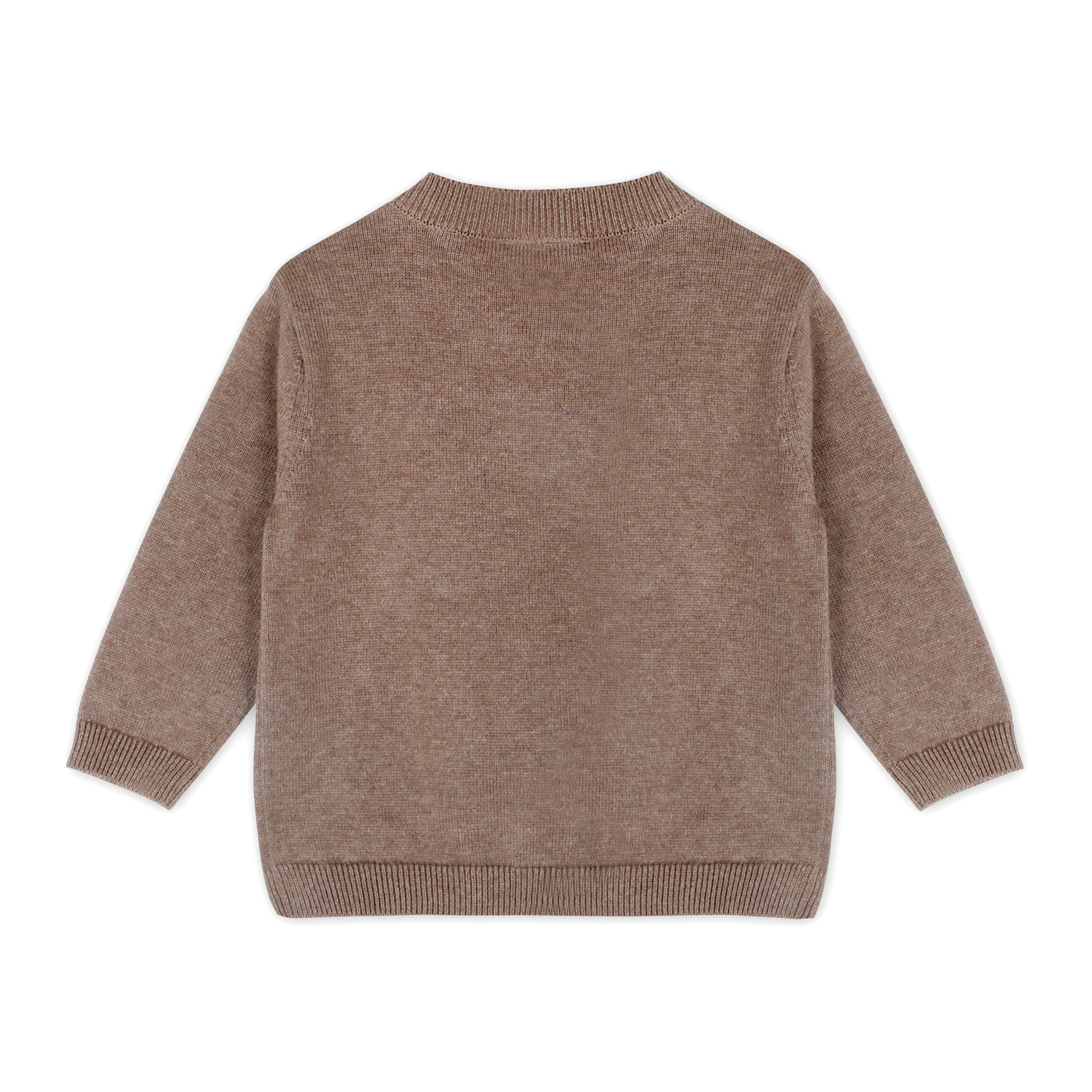 Sheep Jacquard Knit Organic Baby Pullover & Pant Set