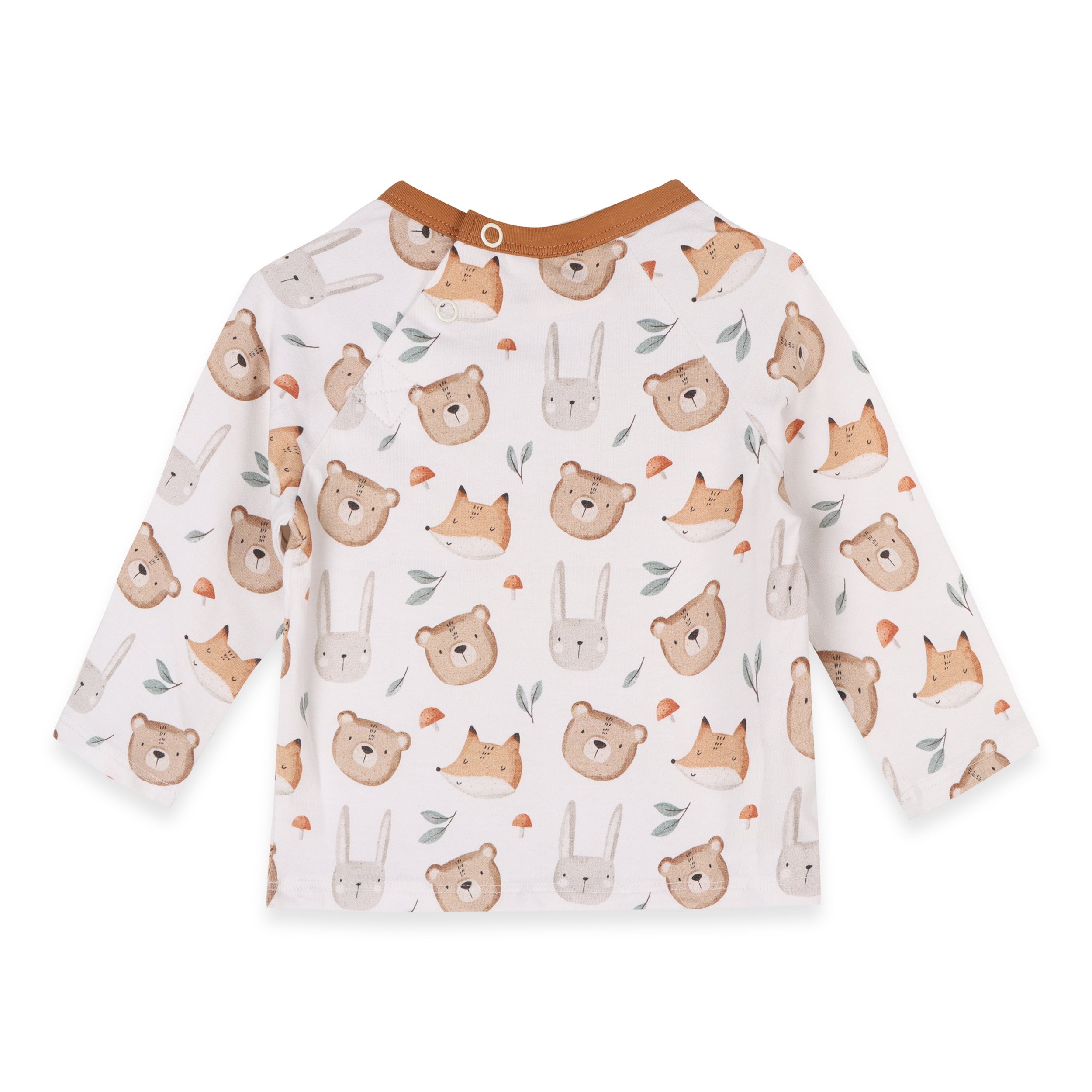 Forest Animals Fox Bear Baby Top & Pants Set (Organic Jersey)