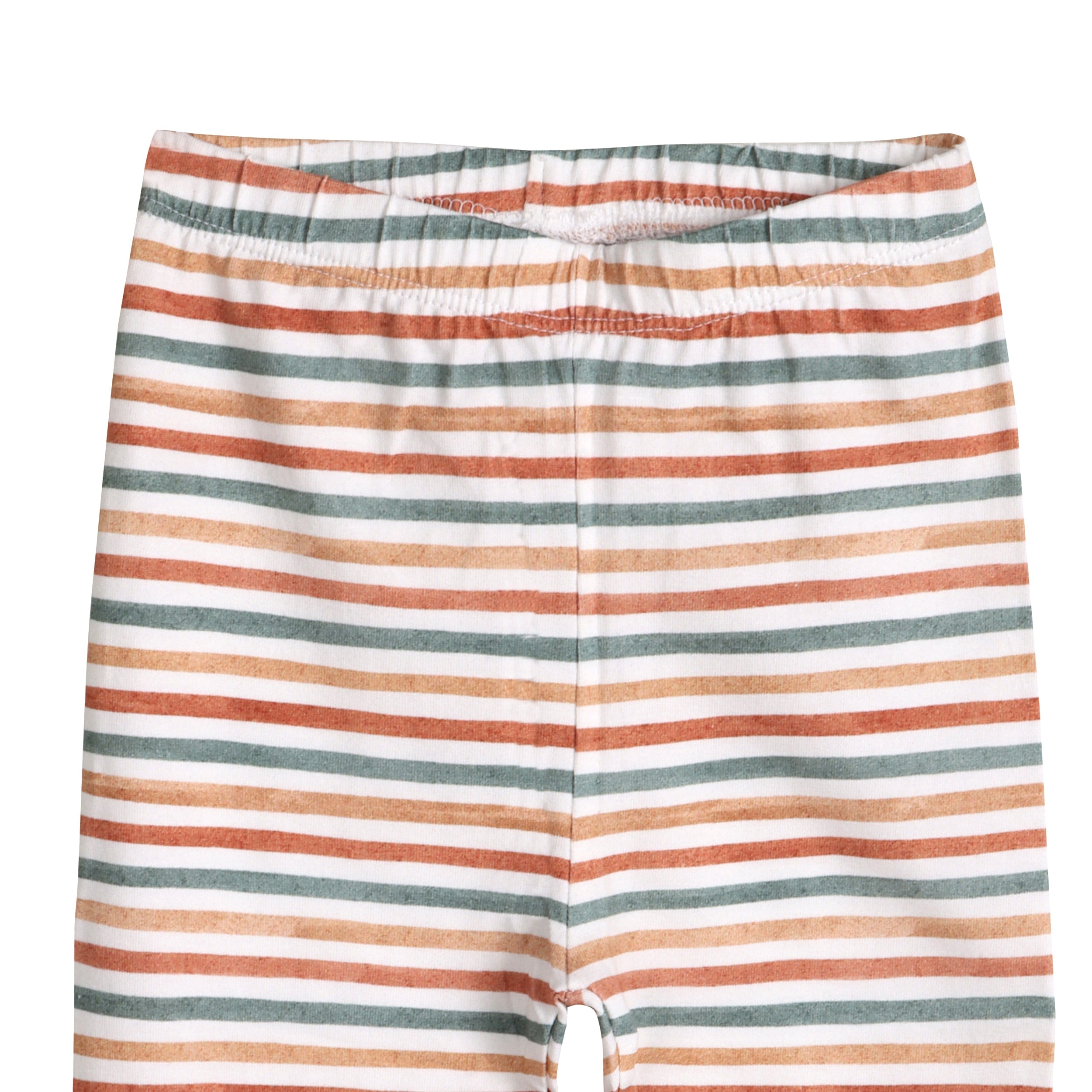 Stripe Jersey Stretch Baby Legging Pants (Organic Cotton)